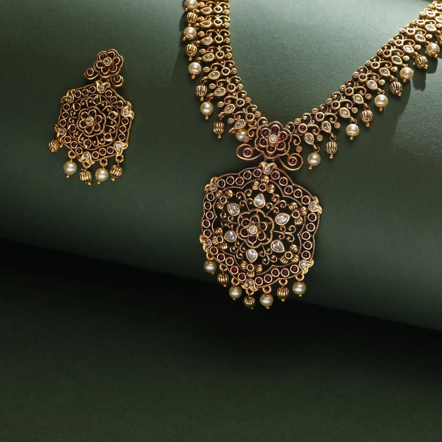 Nilima Antique Necklace Set
