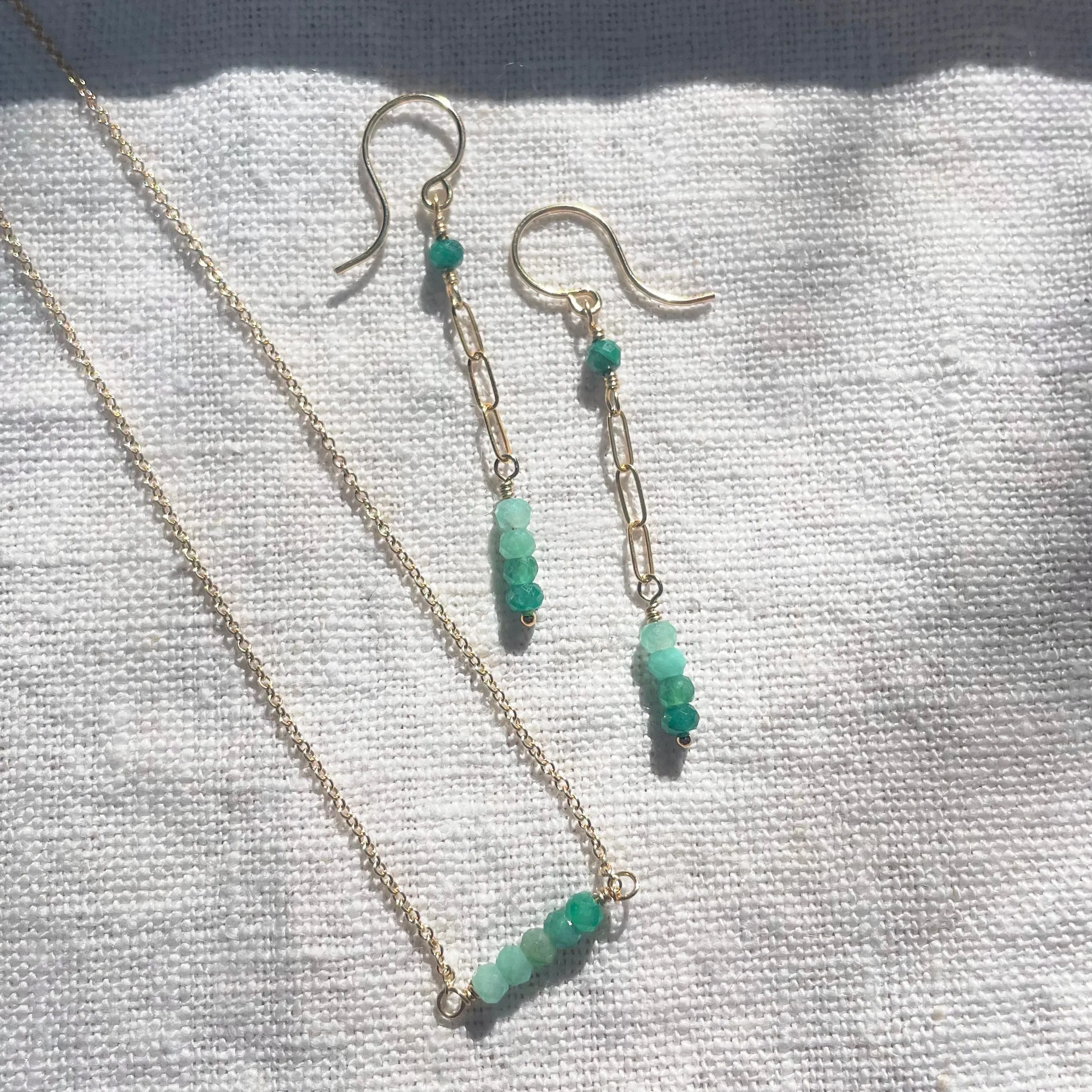 Ombre Shortstops: Emerald