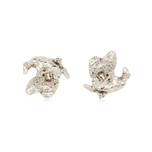 Out Of The Sea 14k White Gold Petit Earrings