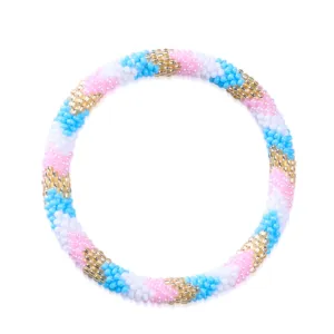 Pastel Sky | Himalayan Glass Bead Bracelet