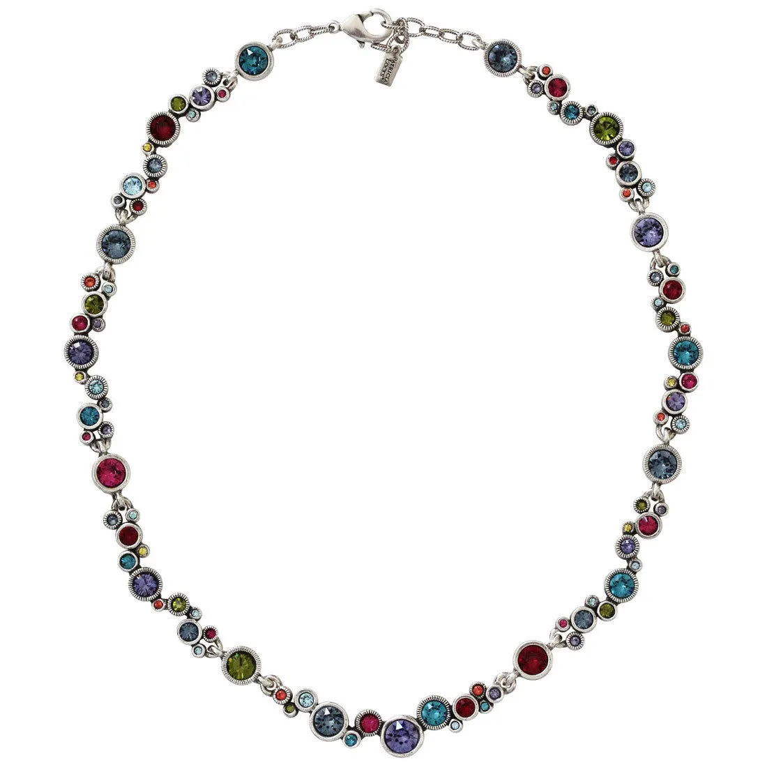 Patricia Locke Ovation Sterling Silver Plated Necklace, 17"   1" Extender Celebration NK0543S