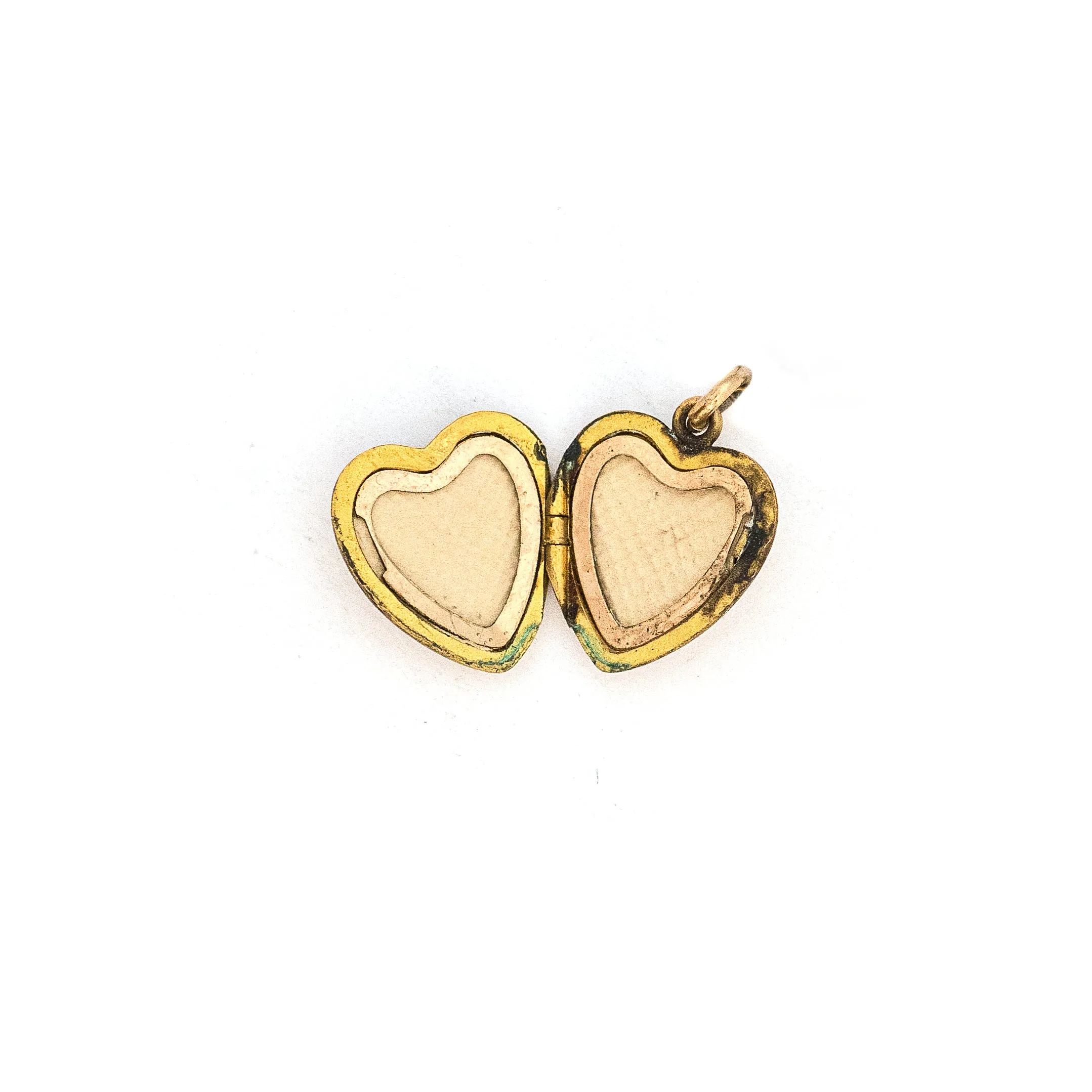 Petite Turquoise Antique Heart Locket