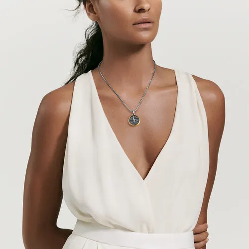 Petrvs Cameo Pendant with 18K Yellow Gold