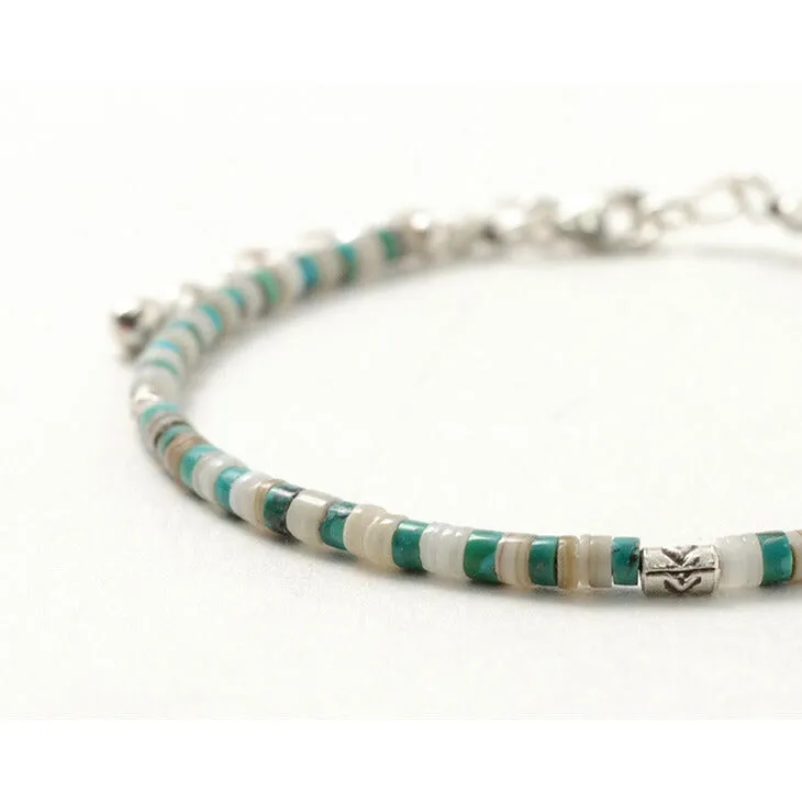 PHADUA / Turquoise and Shell Anklet