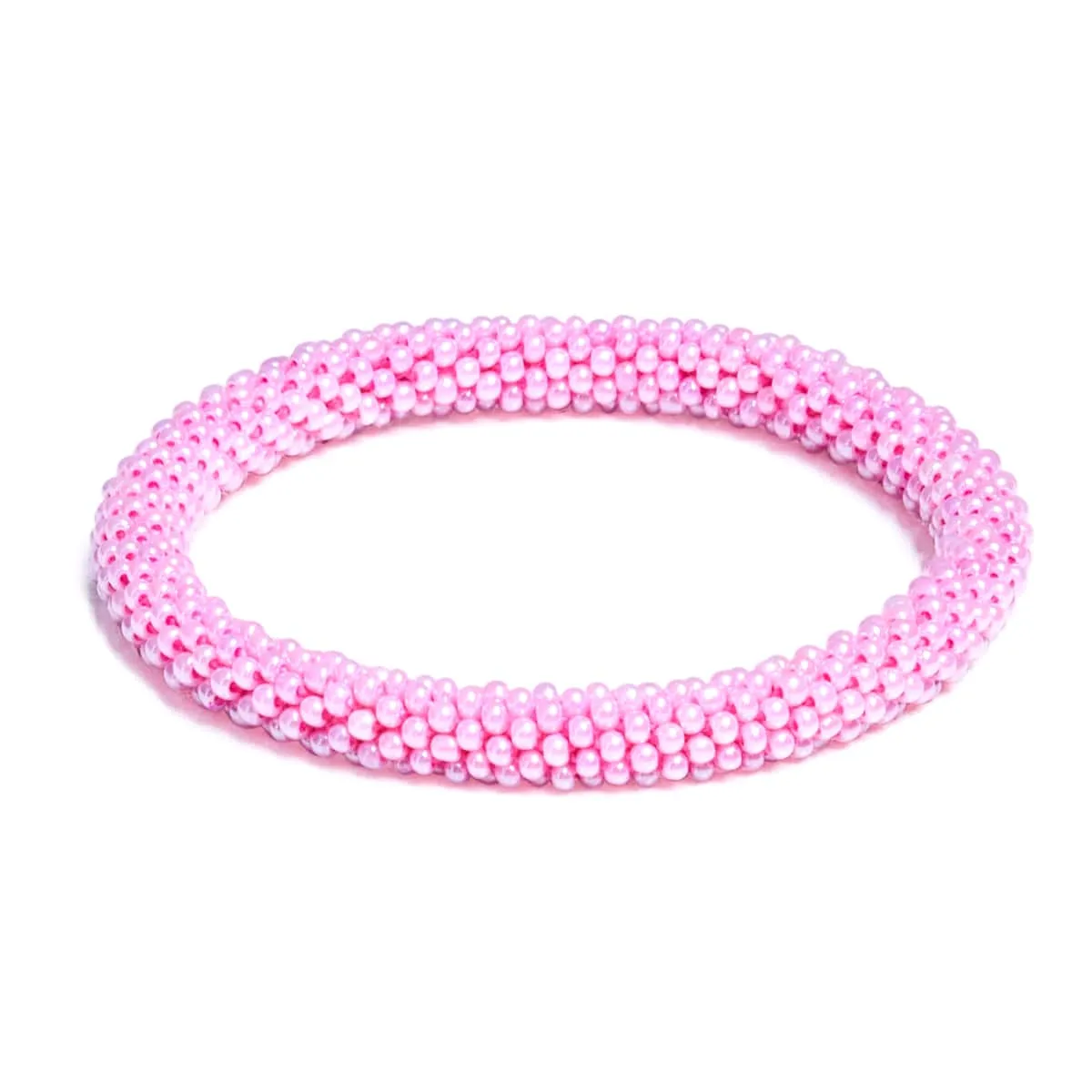 Pink | Himalayan Glass Bead Bracelet