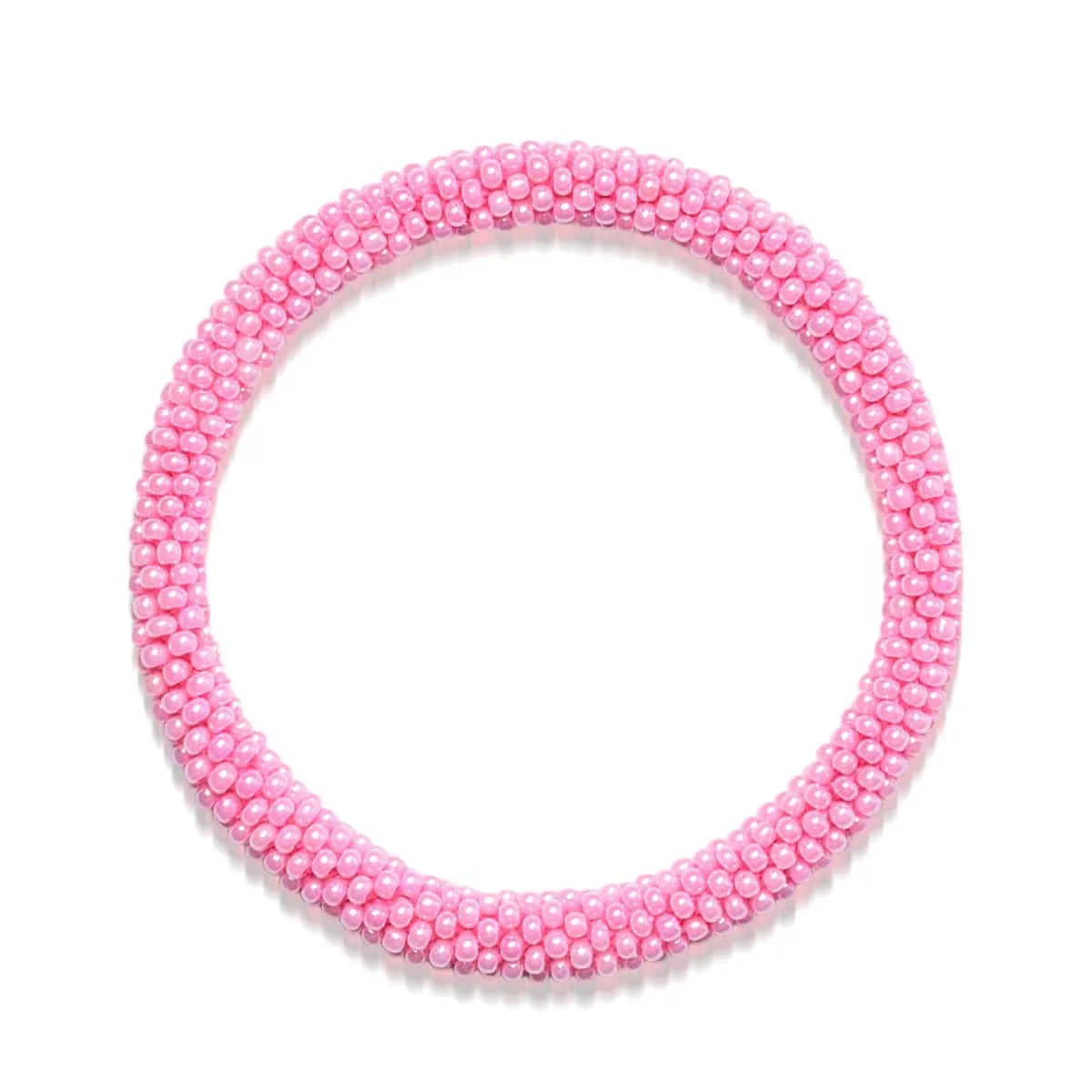 Pink | Himalayan Glass Bead Bracelet