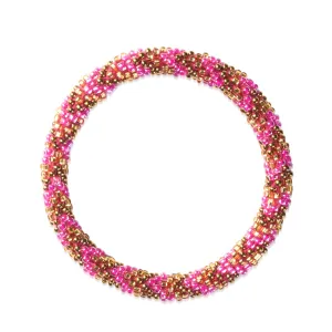 Pink Sunrise | Himalayan Glass Bead Bracelet