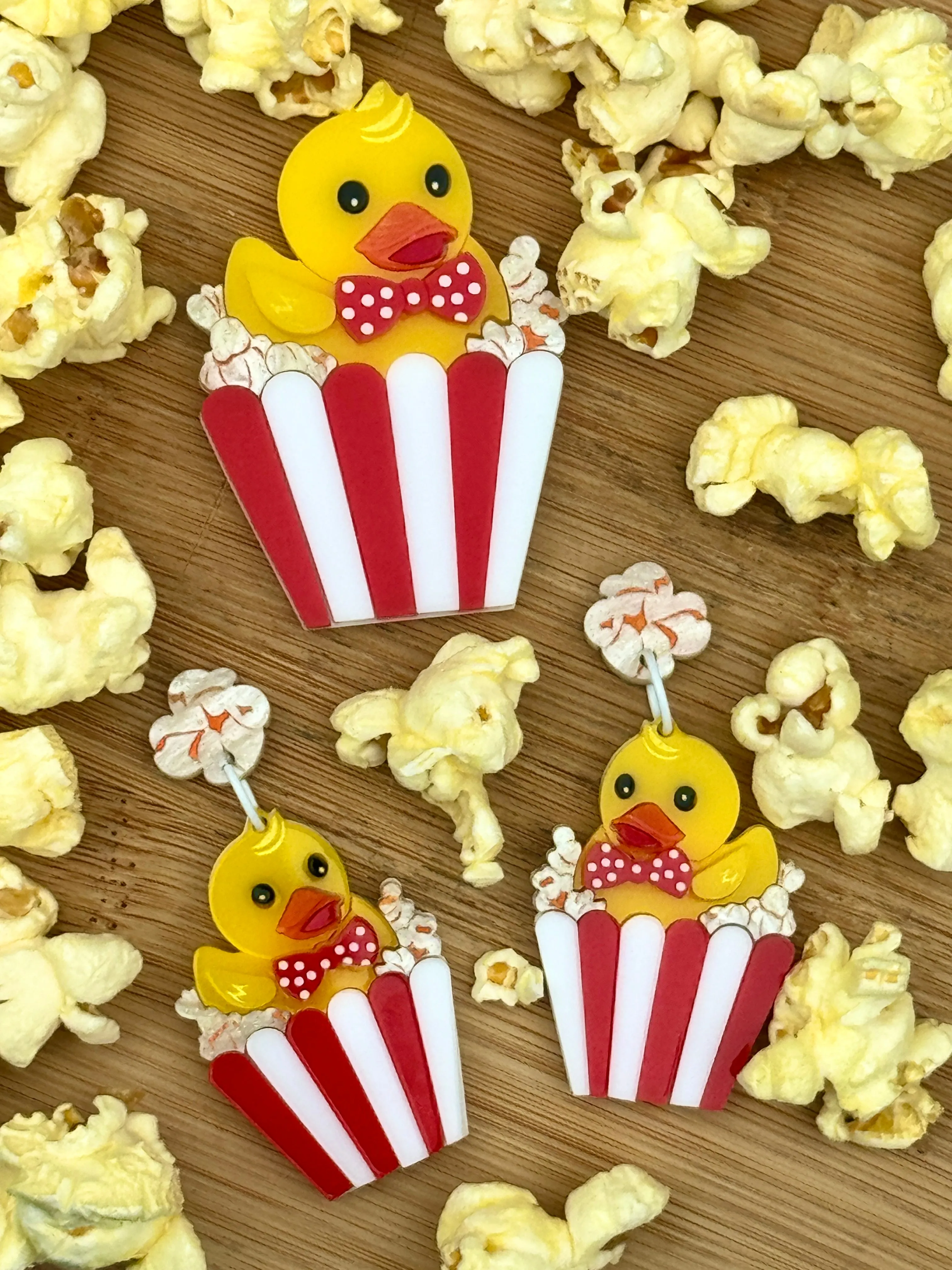 Popcorn 🍿 Ducky - Brooch
