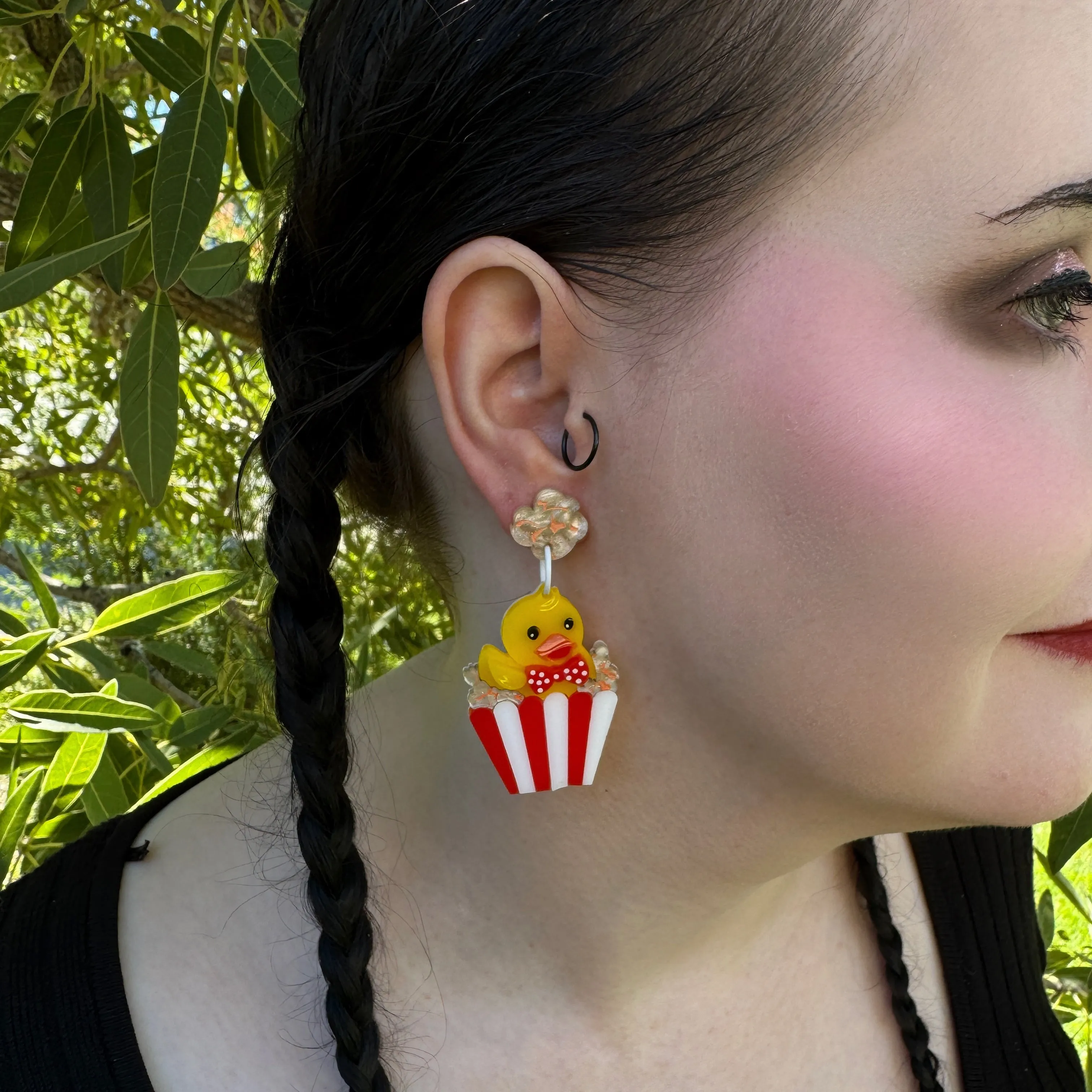 Popcorn 🍿 Ducky - earrings