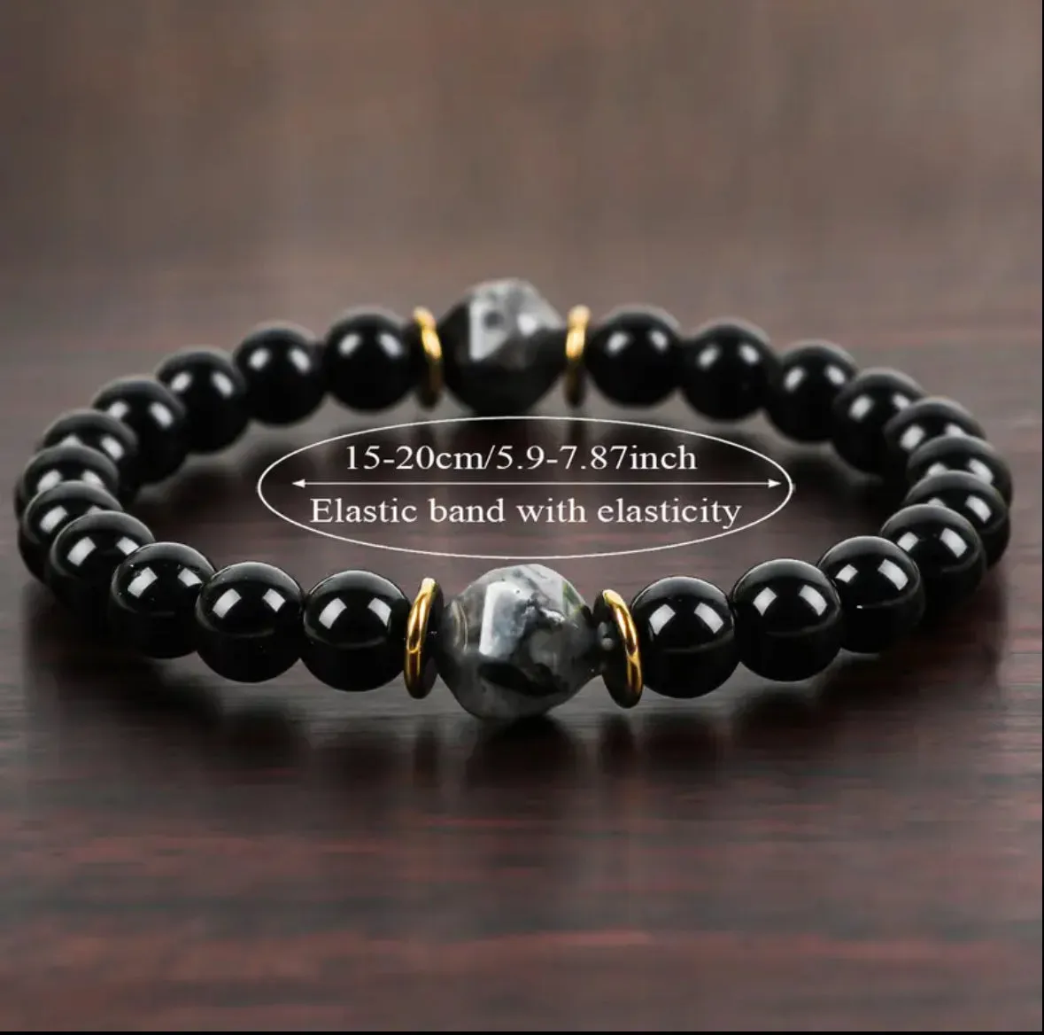 Protection Chakra Bracelet - Ensure Safety, Drive Away Evil - Black Bracelet