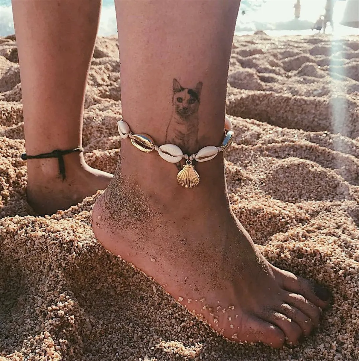 Pukka Shell & 18K Gold-Plated Charm Anklet