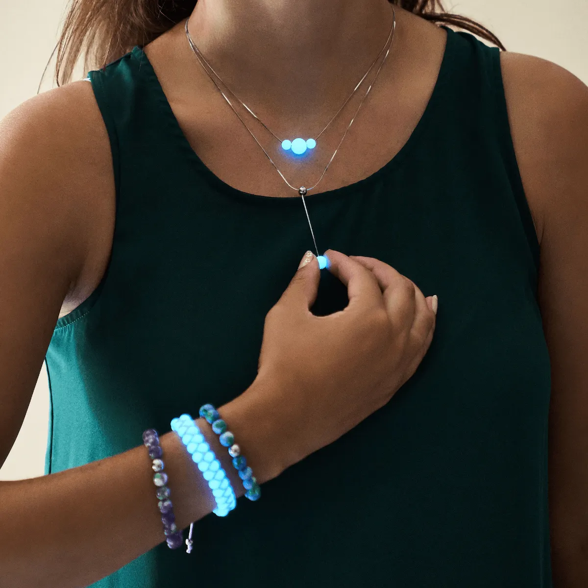 Purple Porcelain | Lumos Ceramic | Vitality Macrame Bracelet