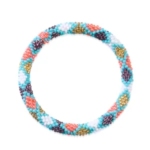 Rainbow Reef | Himalayan Glass Bead Bracelet