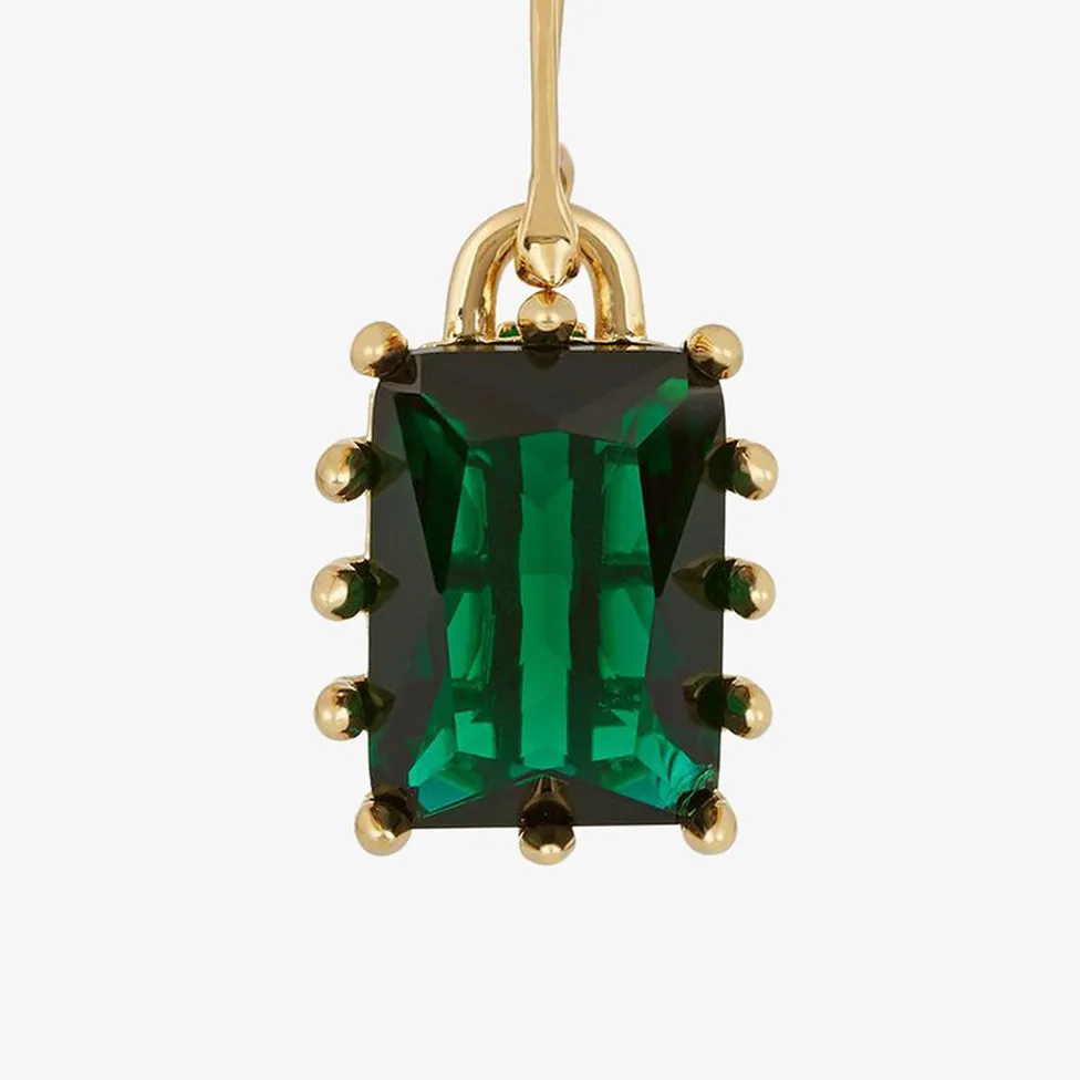 RECTANGLE ESTATE DROP EARRINGS