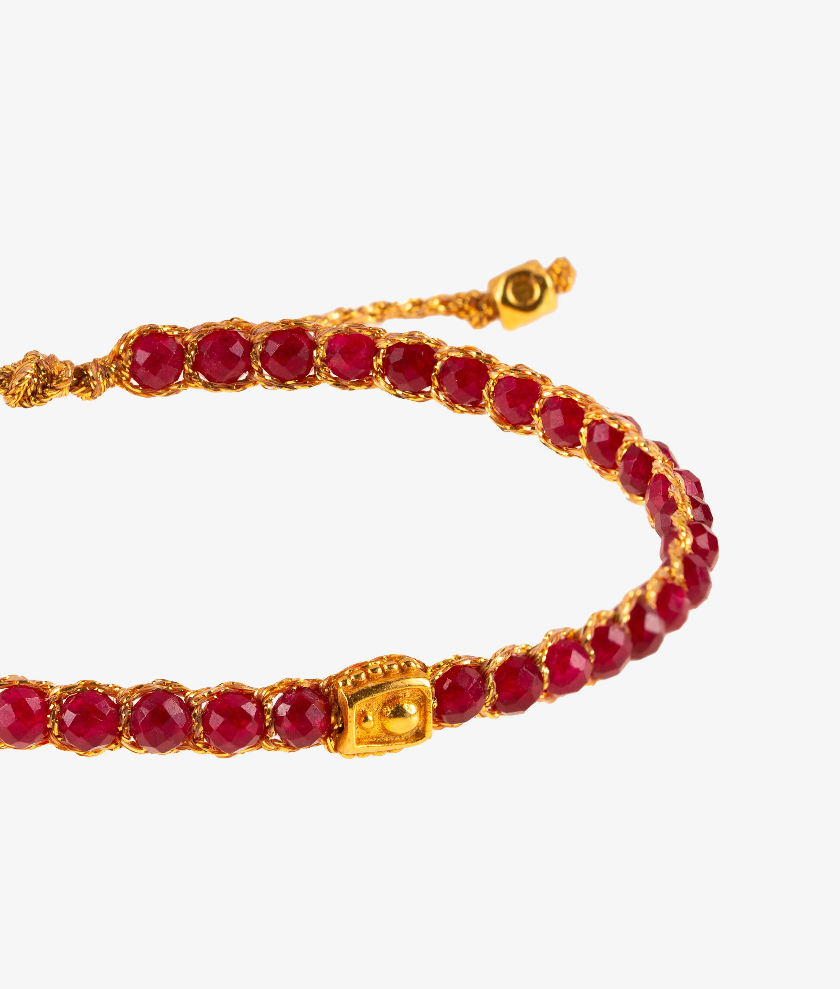 Red Aventurine Bracelet | Gold