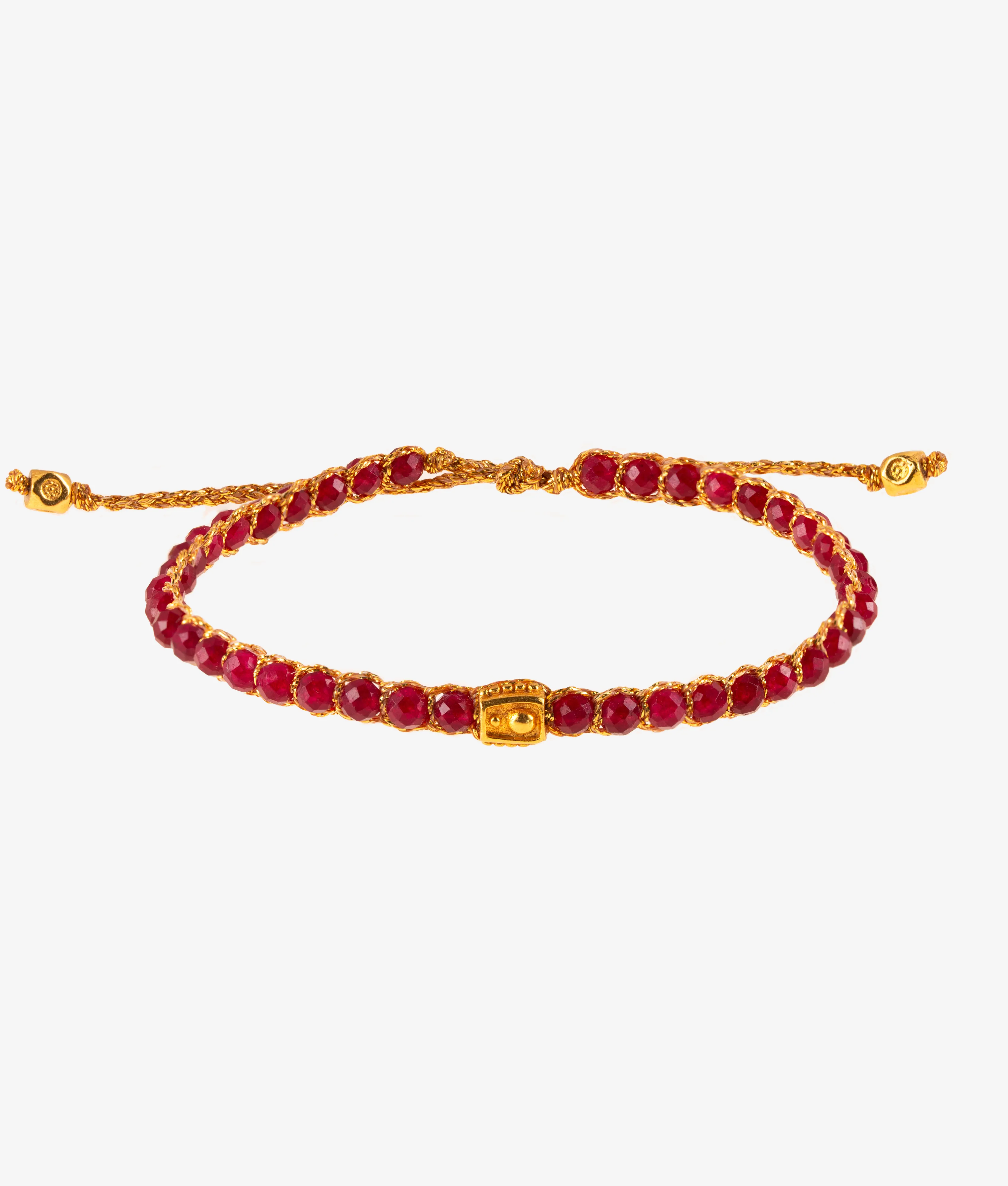 Red Aventurine Bracelet | Gold