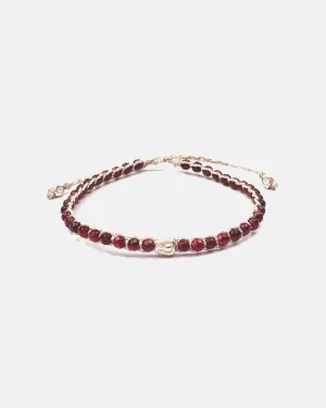 Red Aventurine Bracelet | Silver