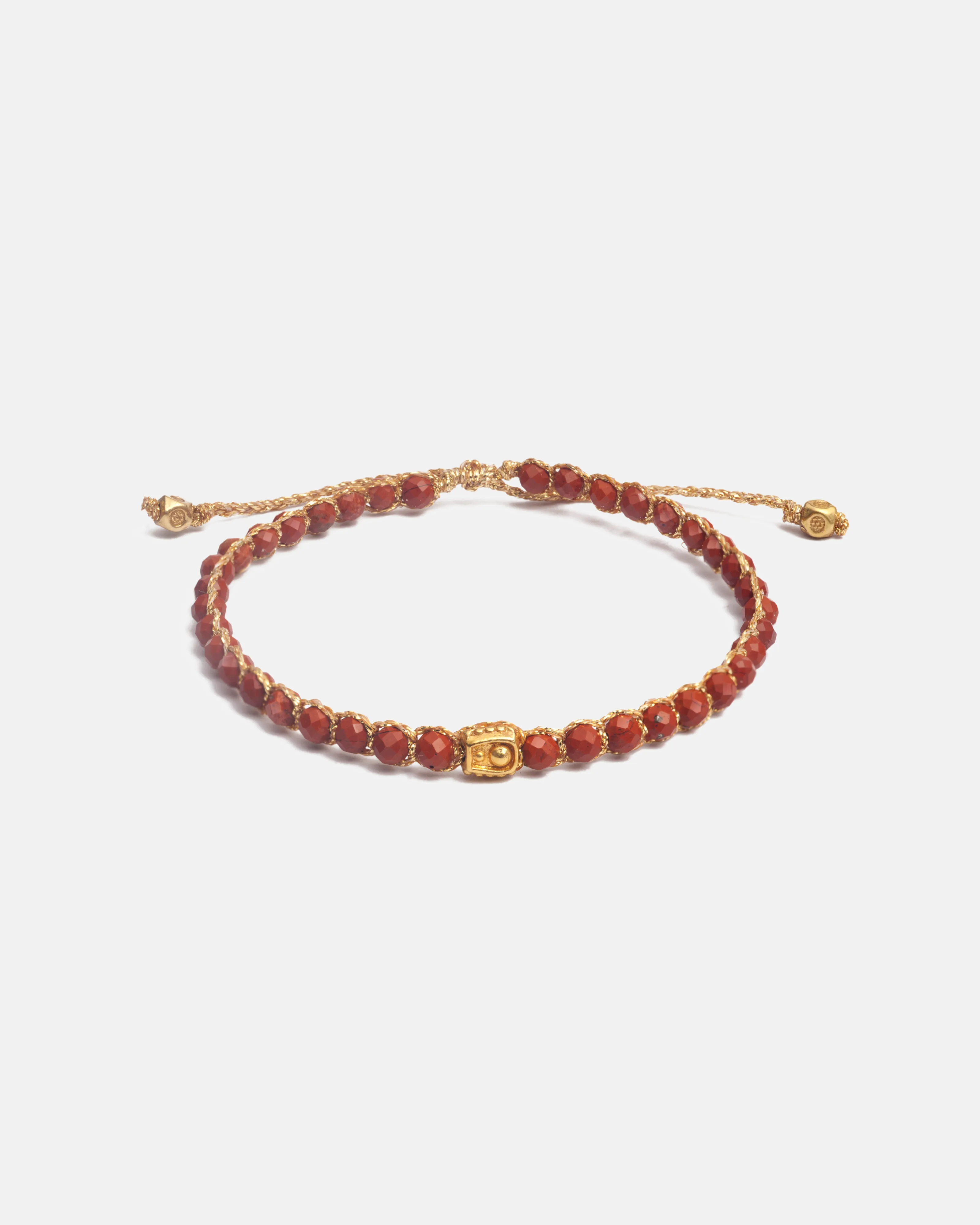 Red Jasper Bracelet | Gold