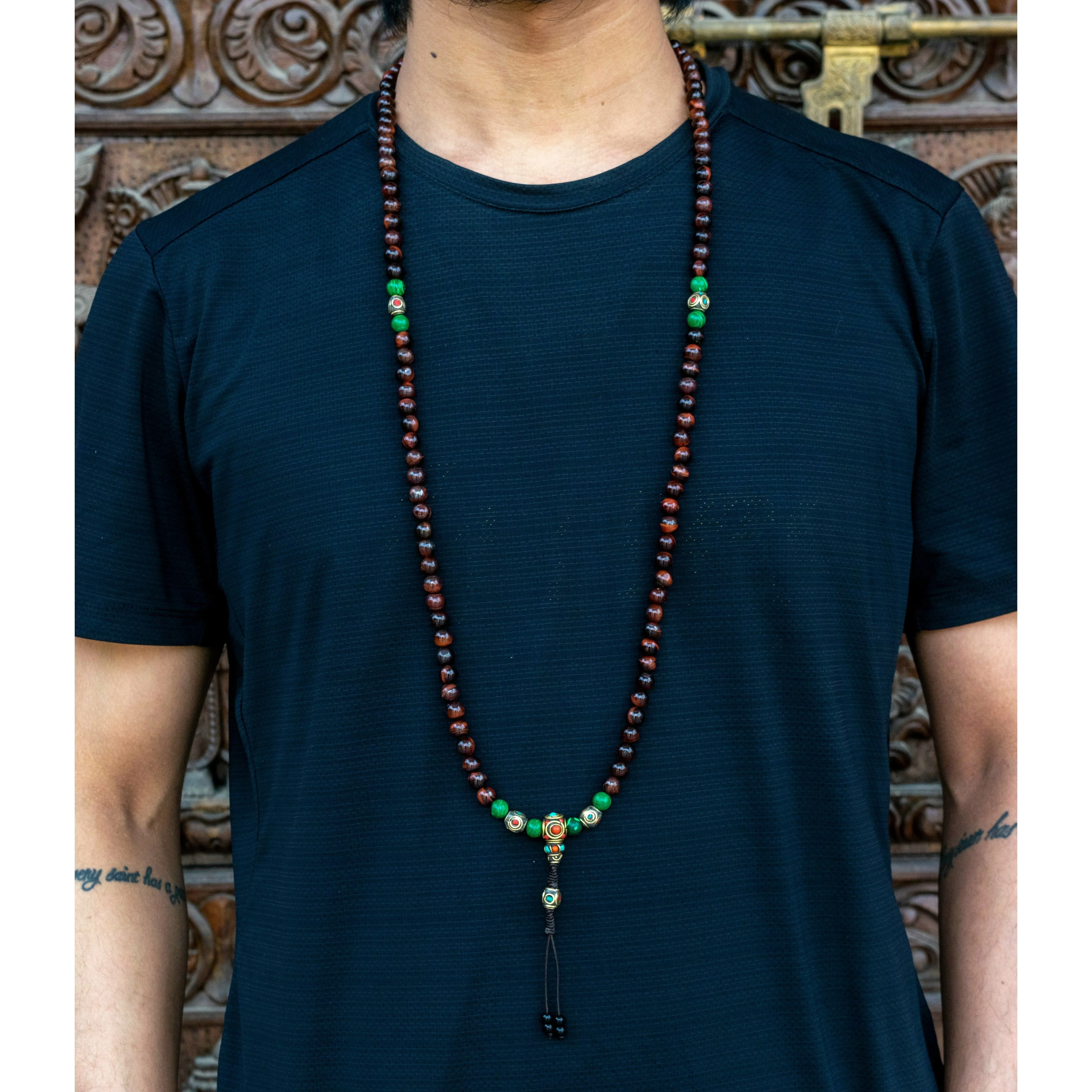 Red Tiger Eye Mala