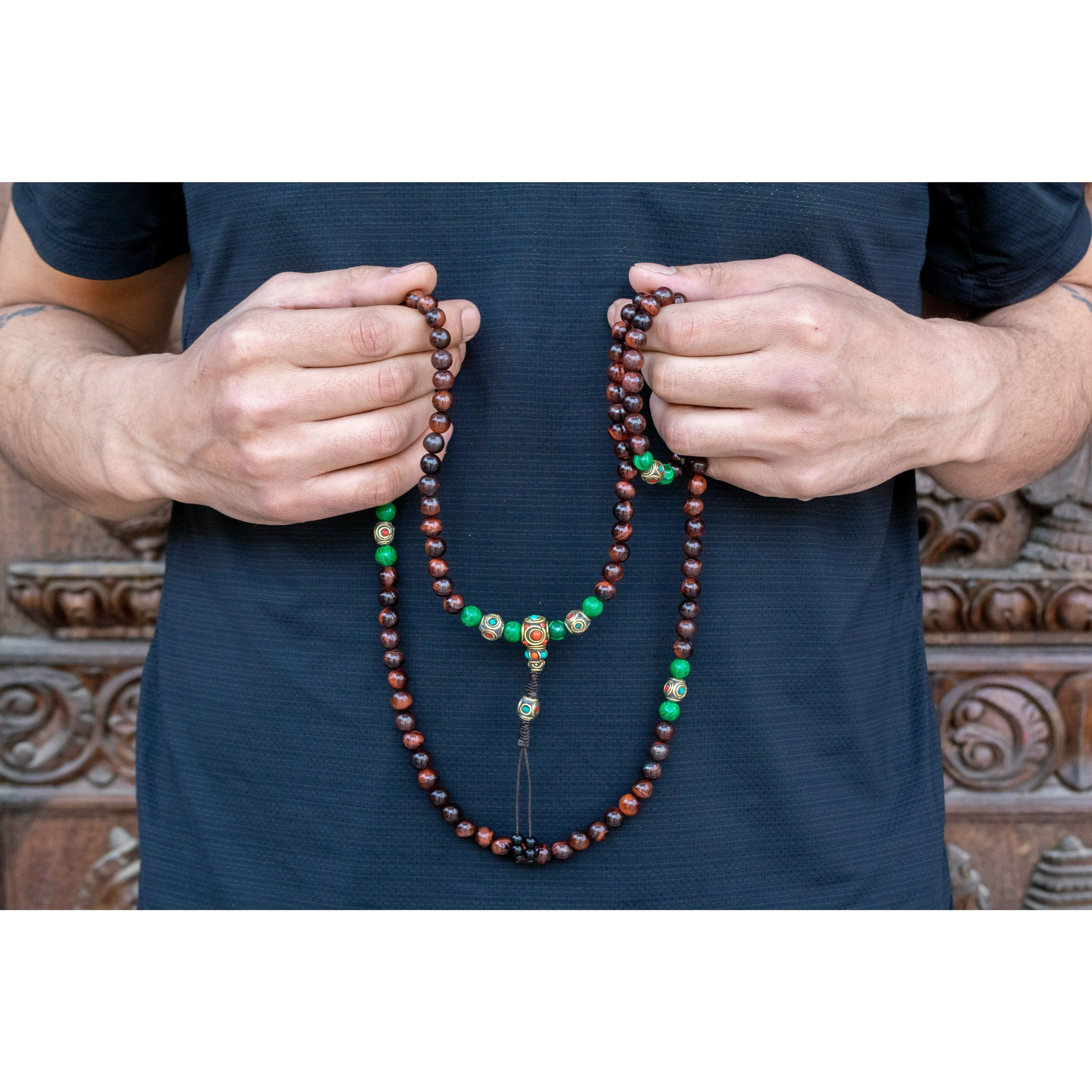 Red Tiger Eye Mala