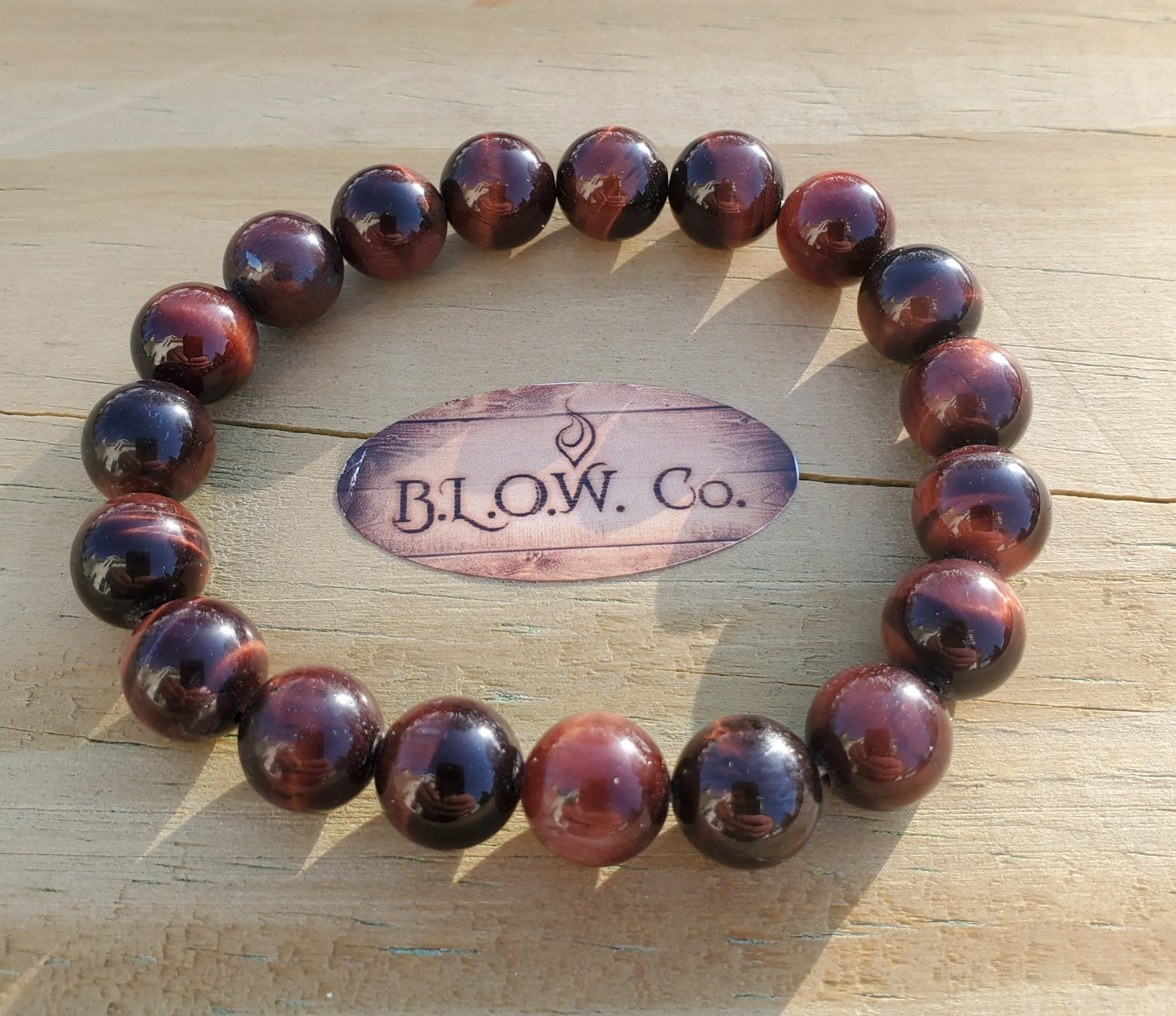 Red Tigers Eye Bracelets