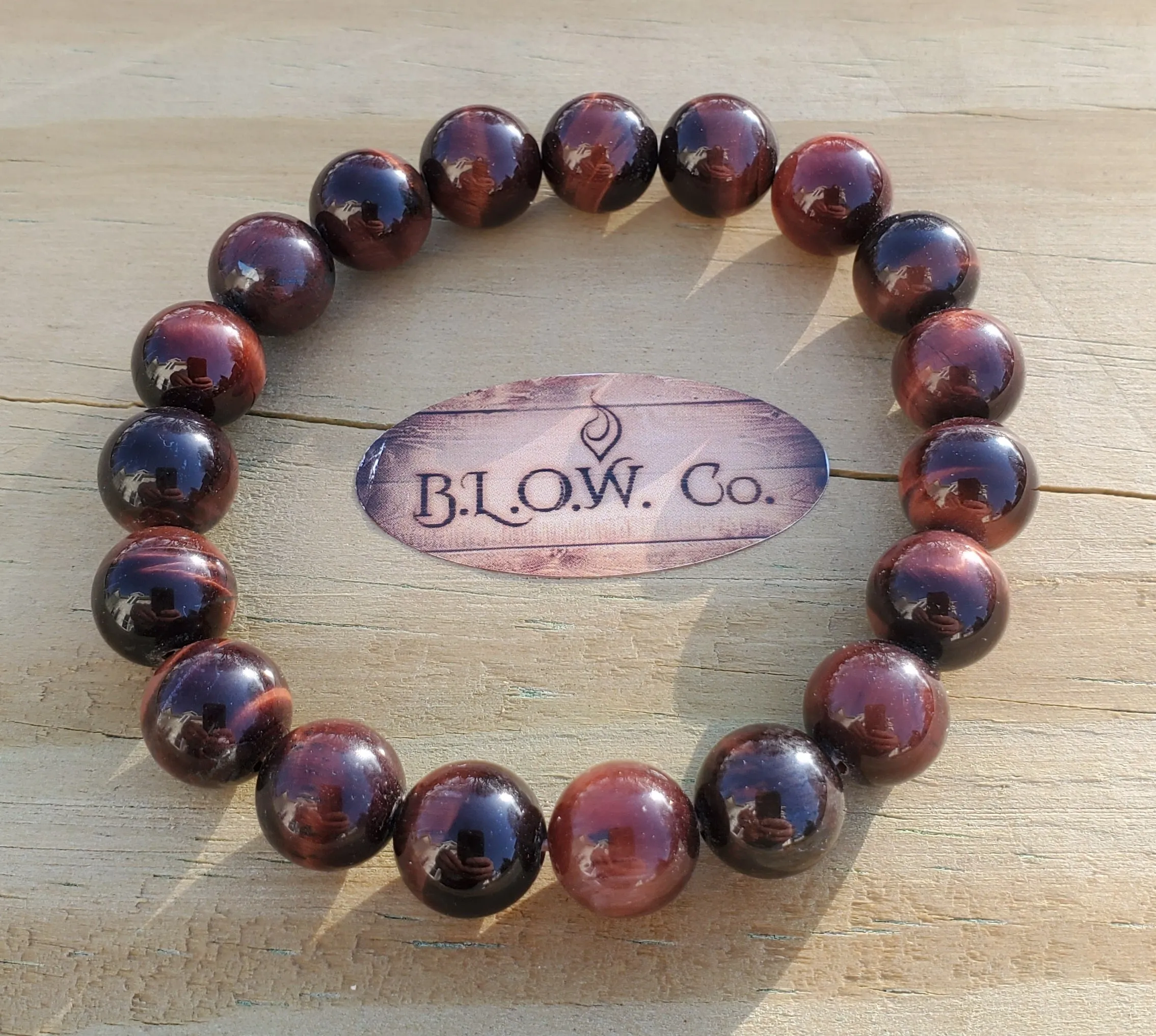 Red Tigers Eye Bracelets