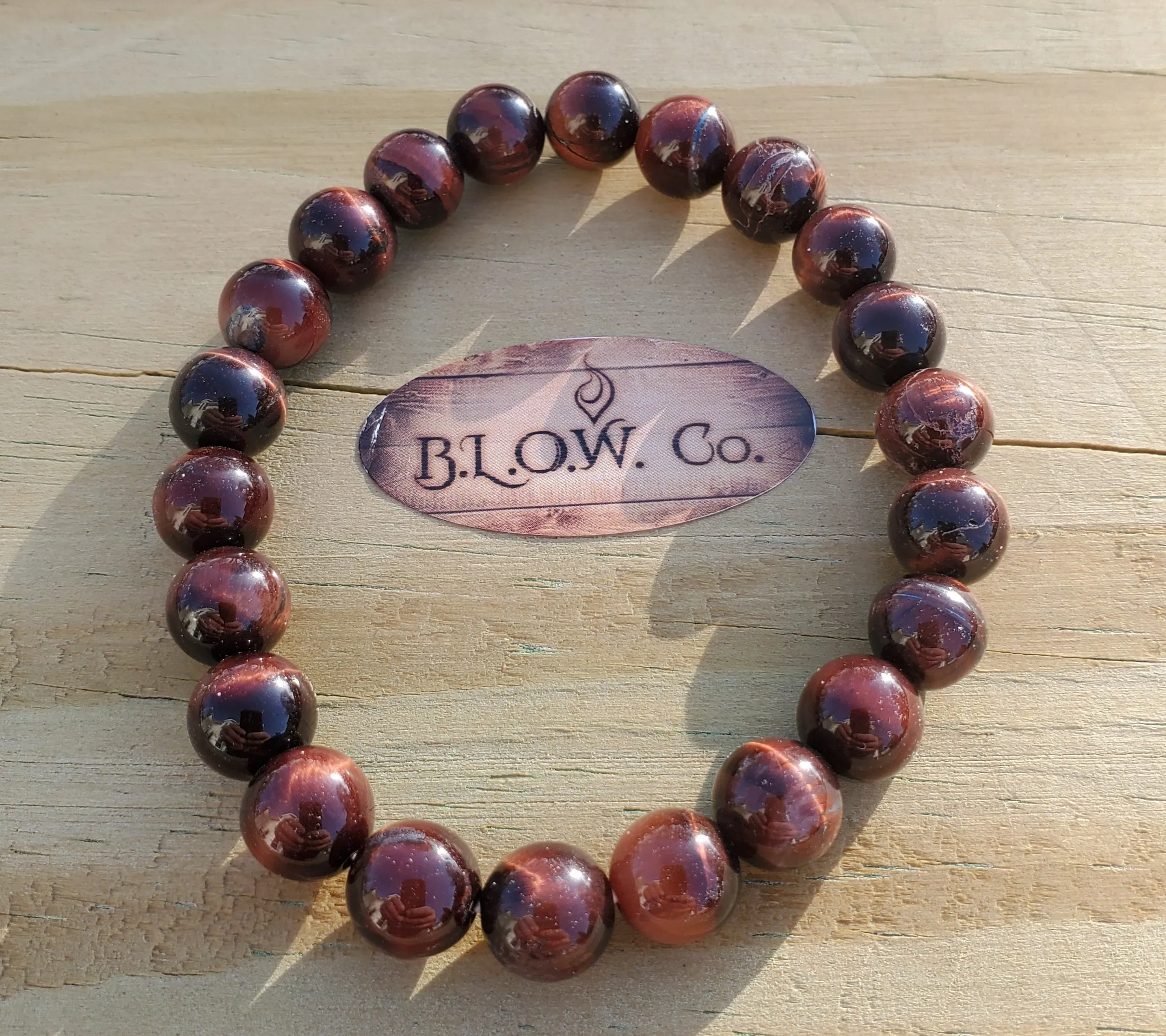Red Tigers Eye Bracelets