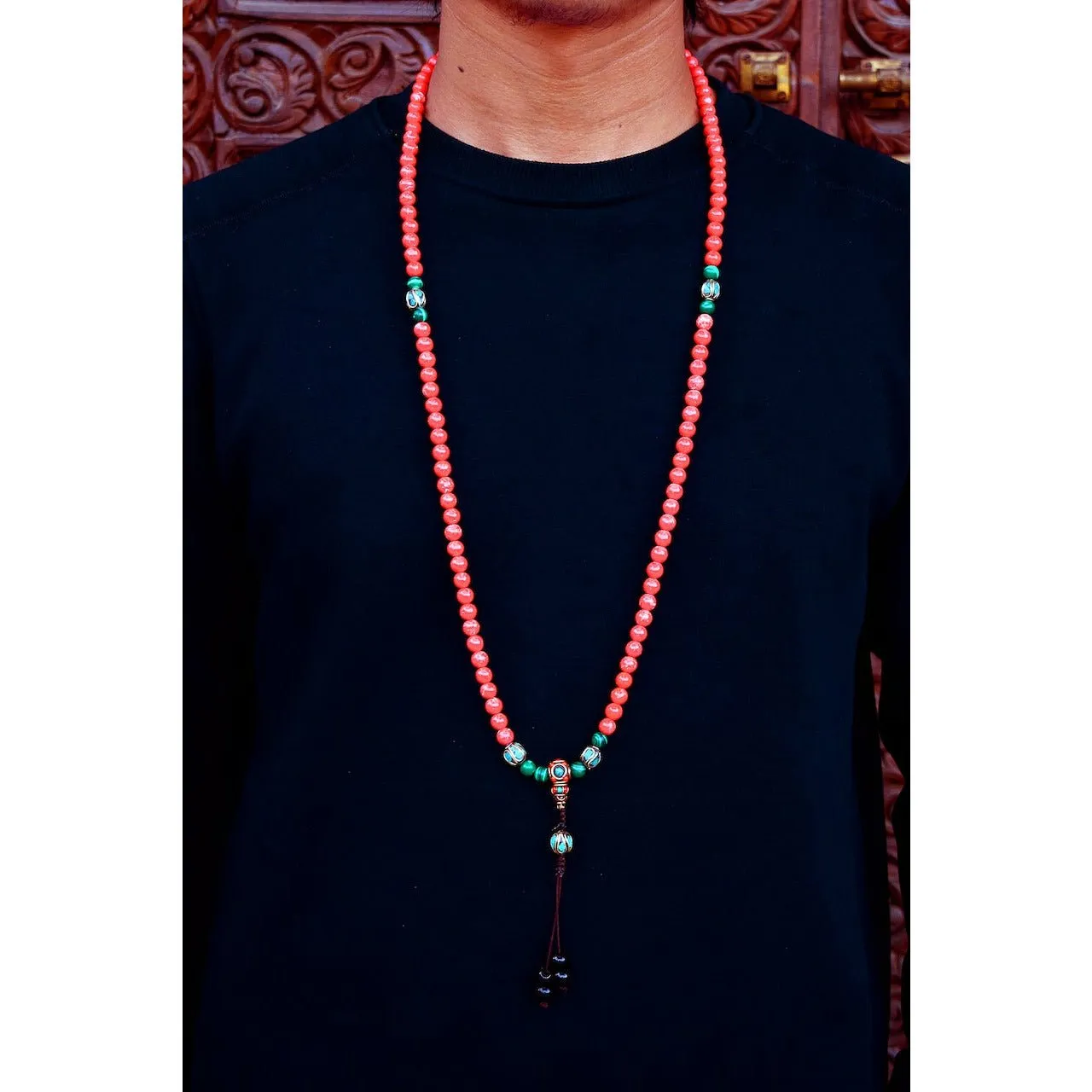Rhodochrosite The Heart Chakra Mala