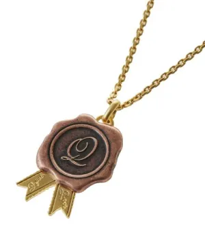 Ribbon Sealing Wax Chocolate Necklace【Japan Jewelry】