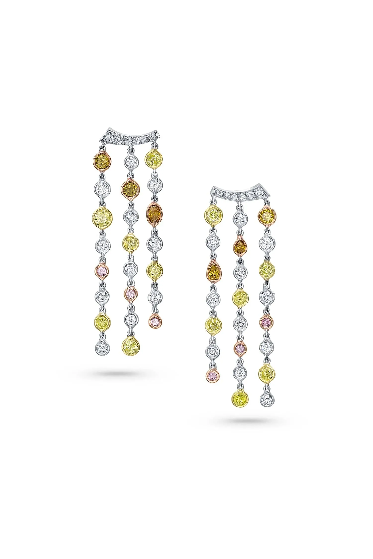Rivière Multicolor Diamond Earrings