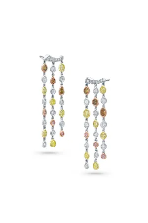 Rivière Multicolor Diamond Earrings