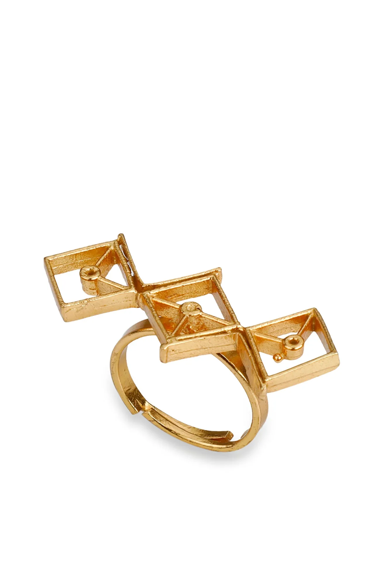Roma Narsinghani Trikona Ring