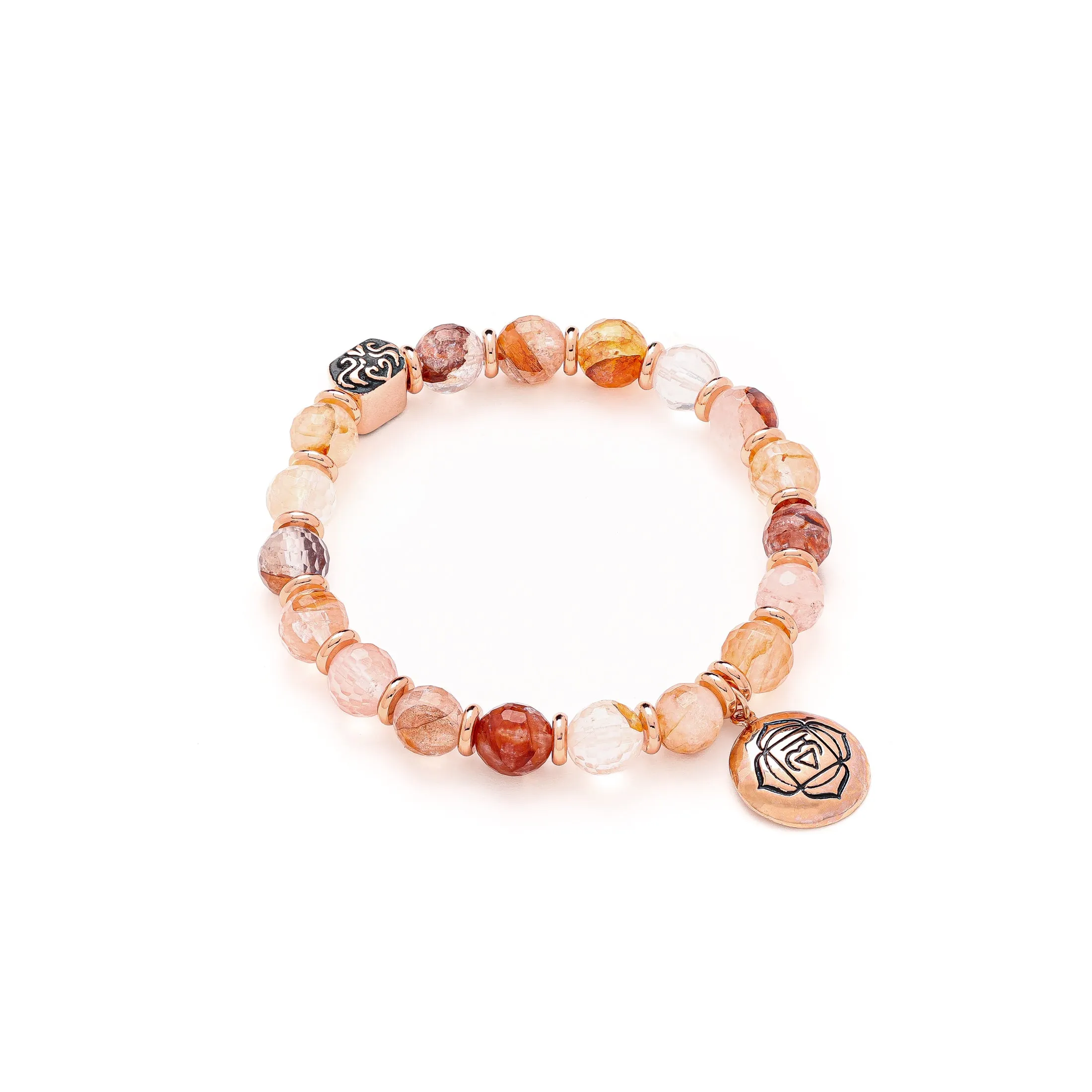 ROOT Chakra Activation Bracelet, Red Fire Quartz