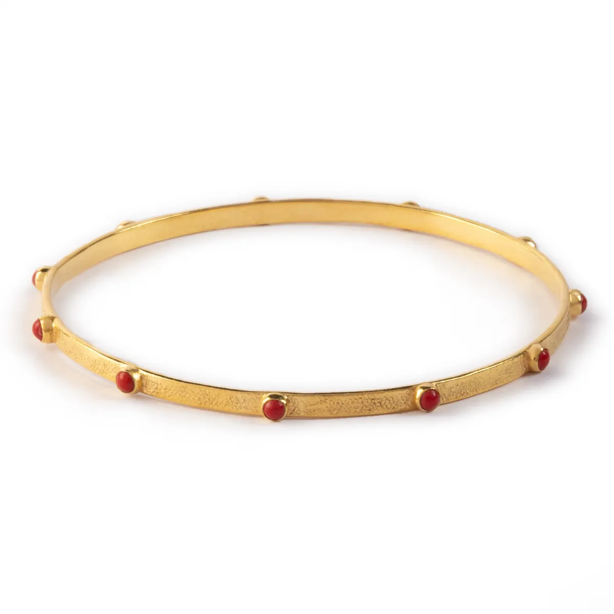 Root Chakra Bangle - Coral