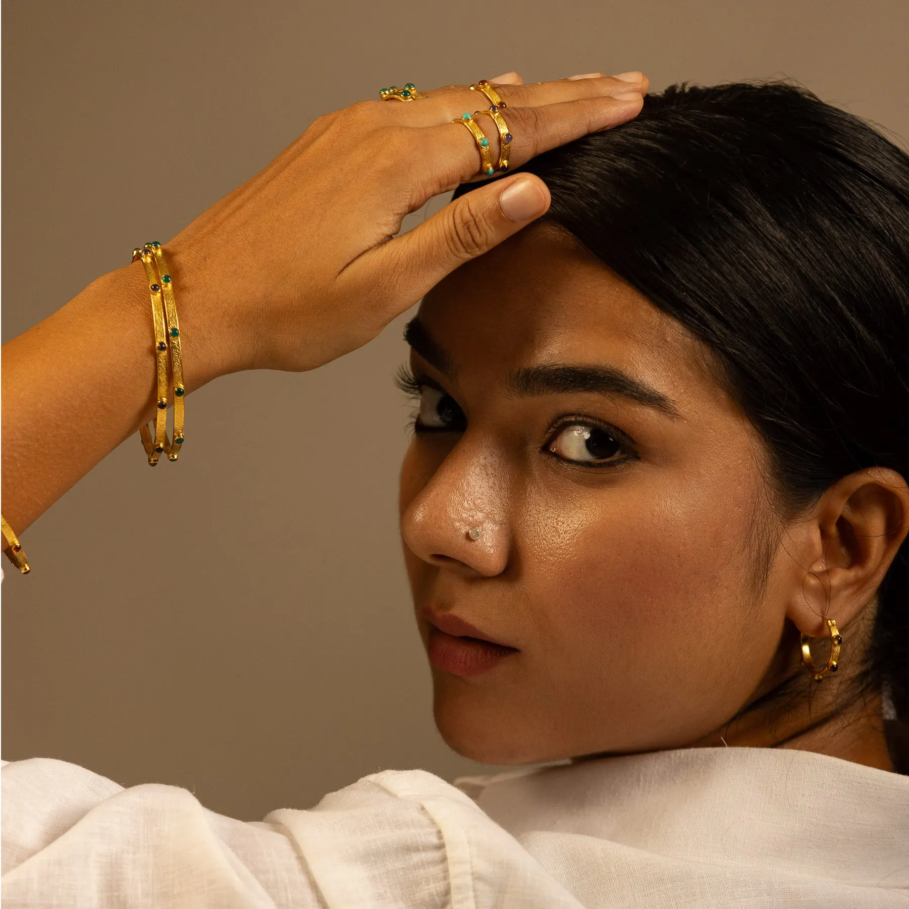 Root Chakra Bangle - Coral