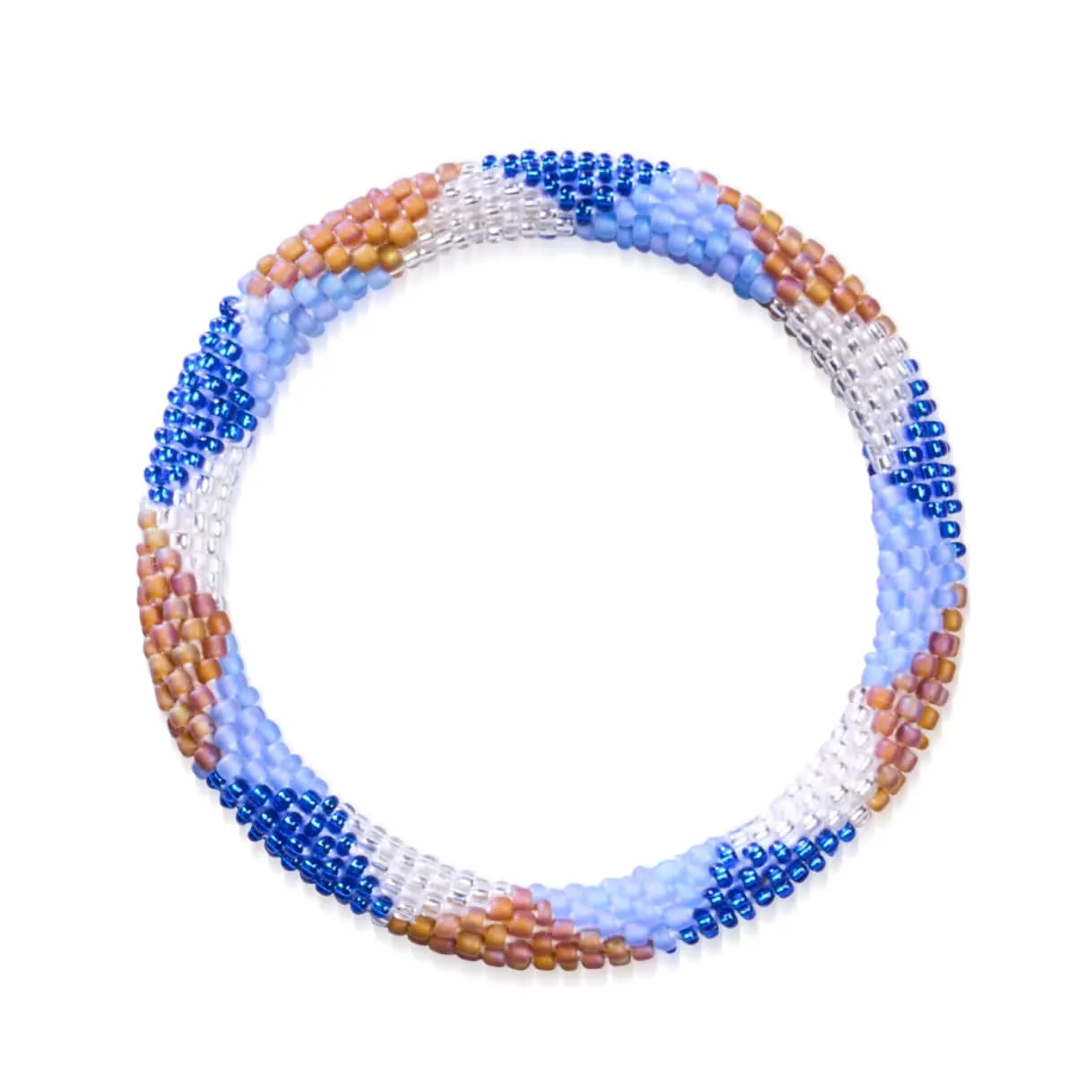 Sahara Dolphins | Himalayan Glass Bead Bracelet