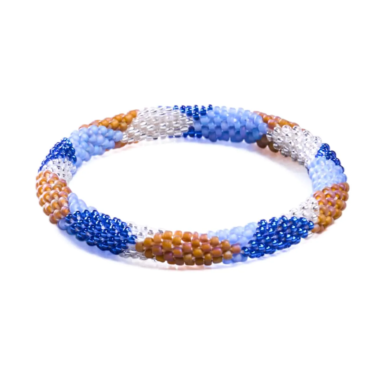 Sahara Dolphins | Himalayan Glass Bead Bracelet