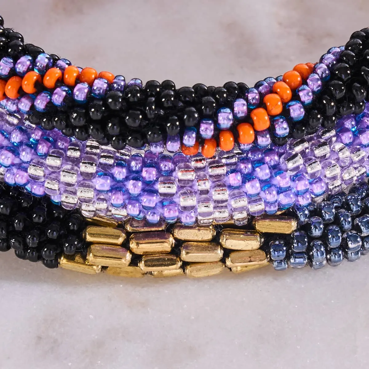 Salvia | Himalayan Glass Bead Bracelet