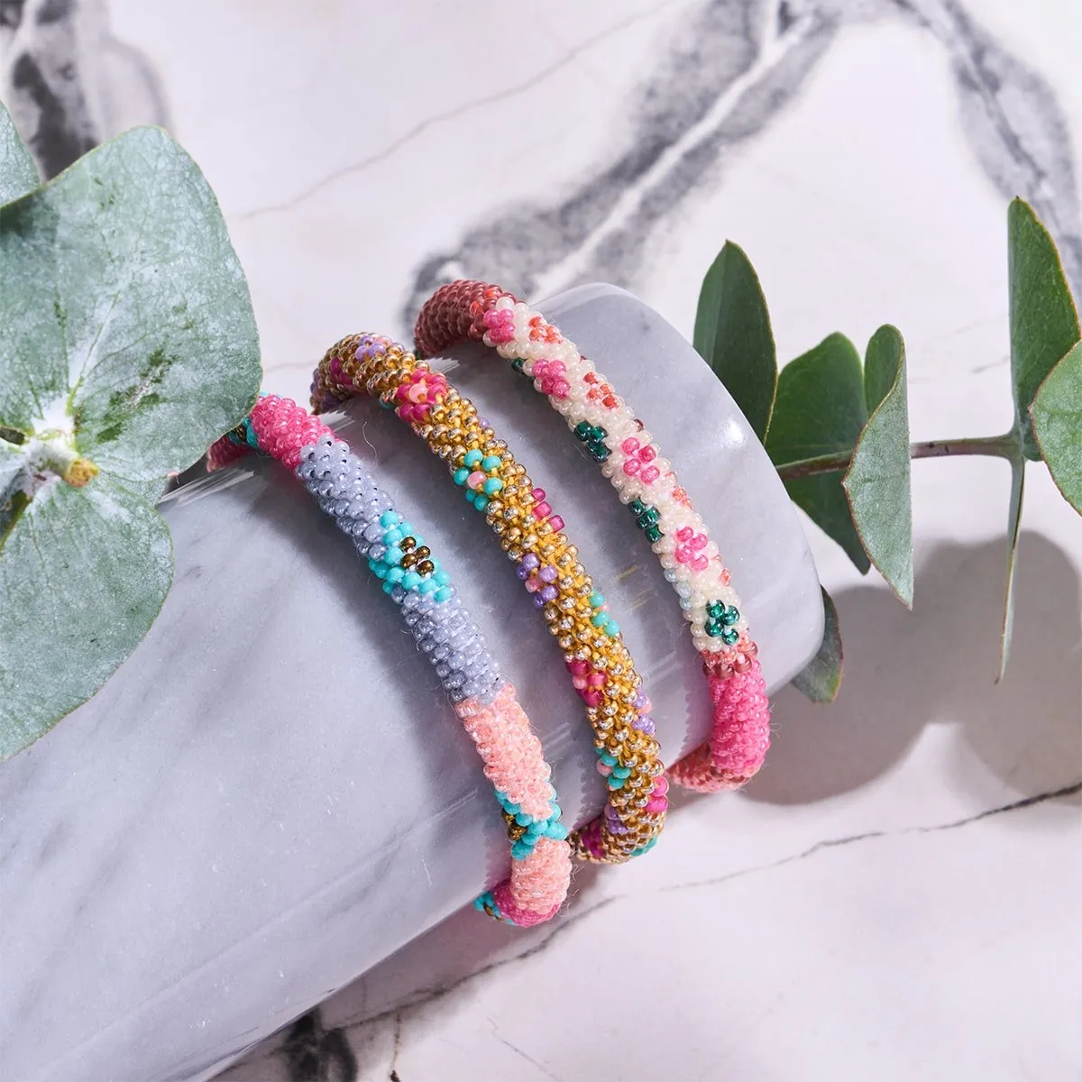 Secret Garden | Himalayan Glass Bead Bracelet
