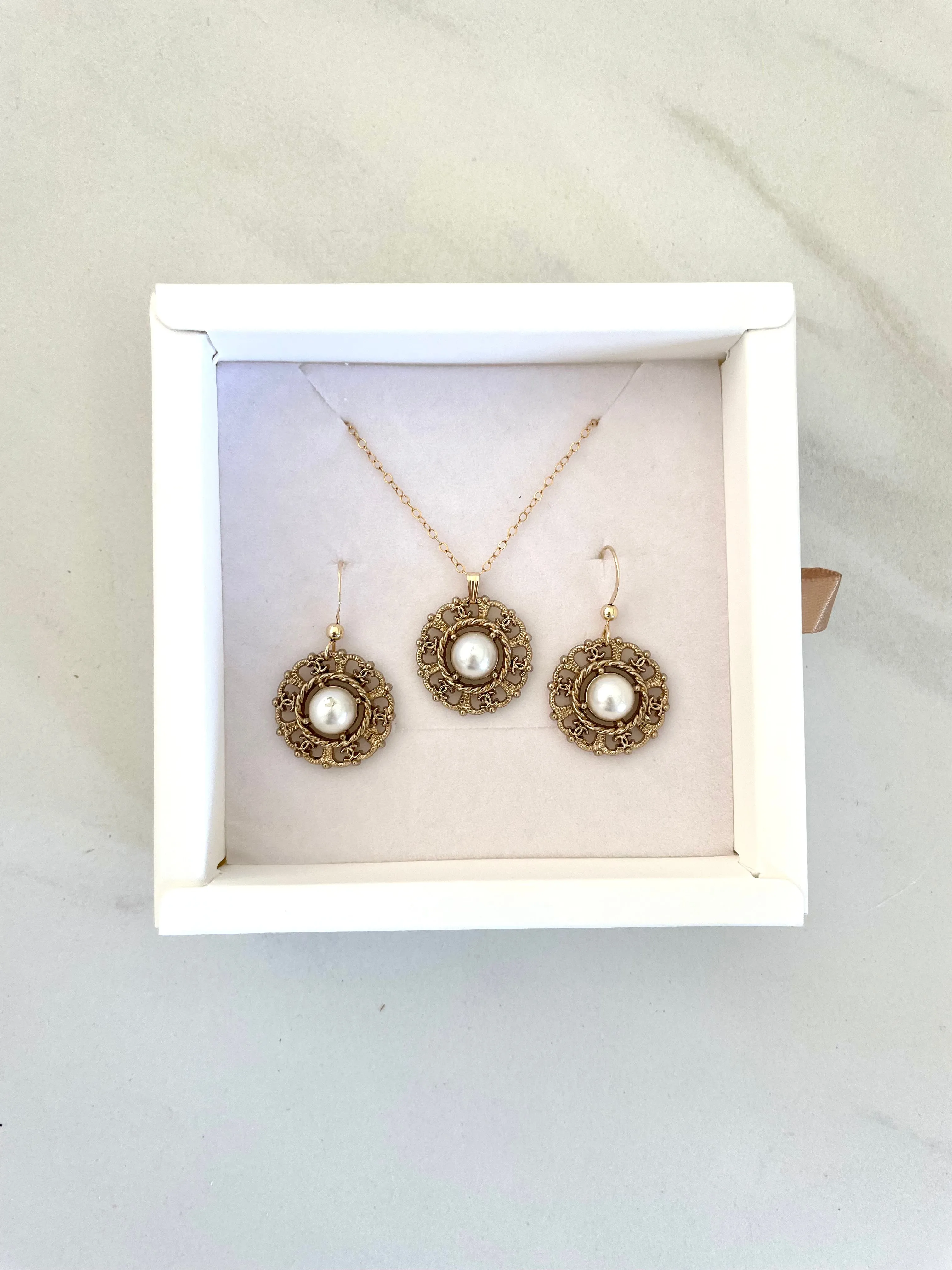 SET: CC Pearl Antique- GOLD