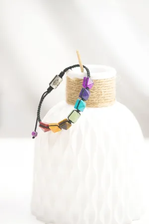 Seven Chakra Pyramid Shape Bracelet: Harmonize Your Energy