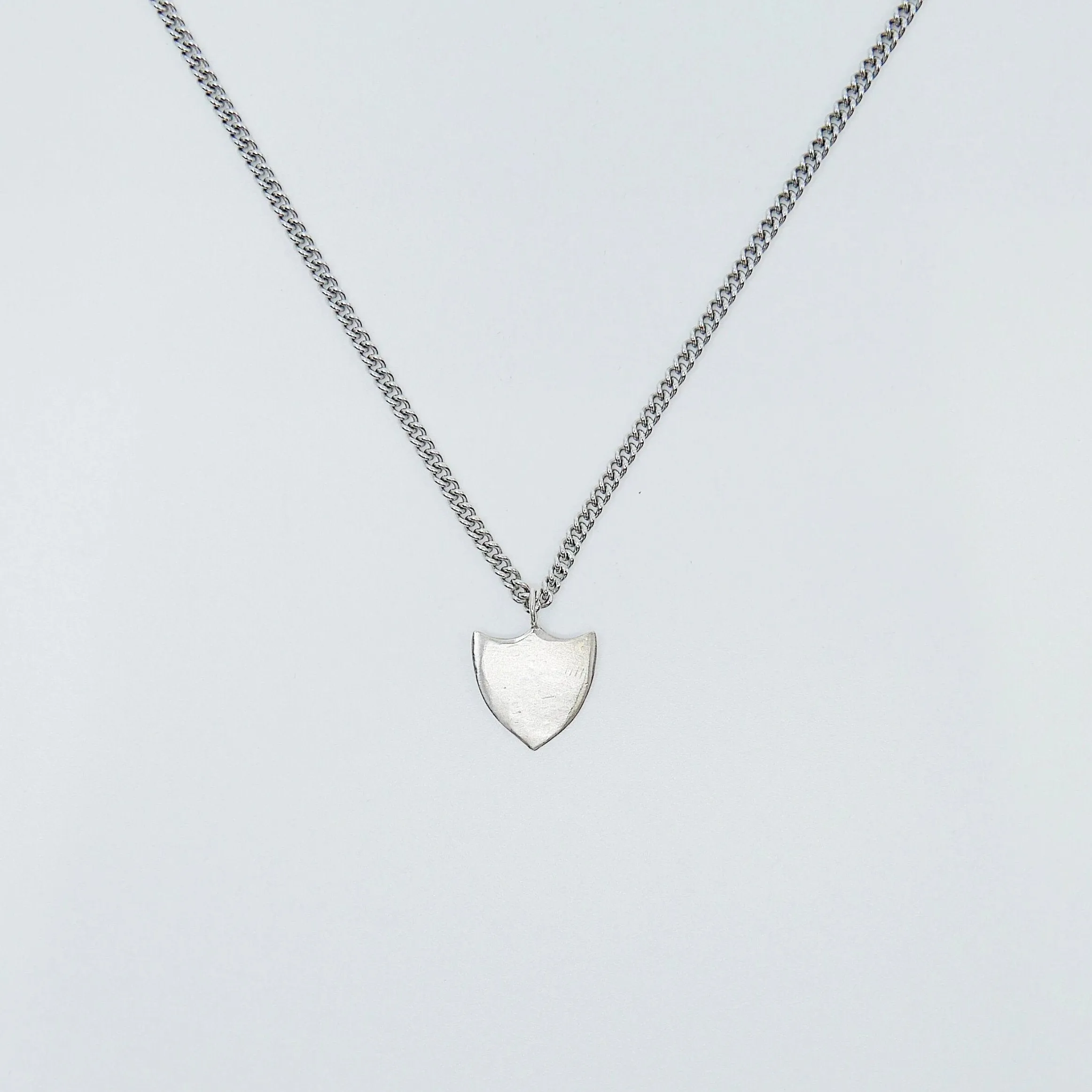 Shield Silver Necklace