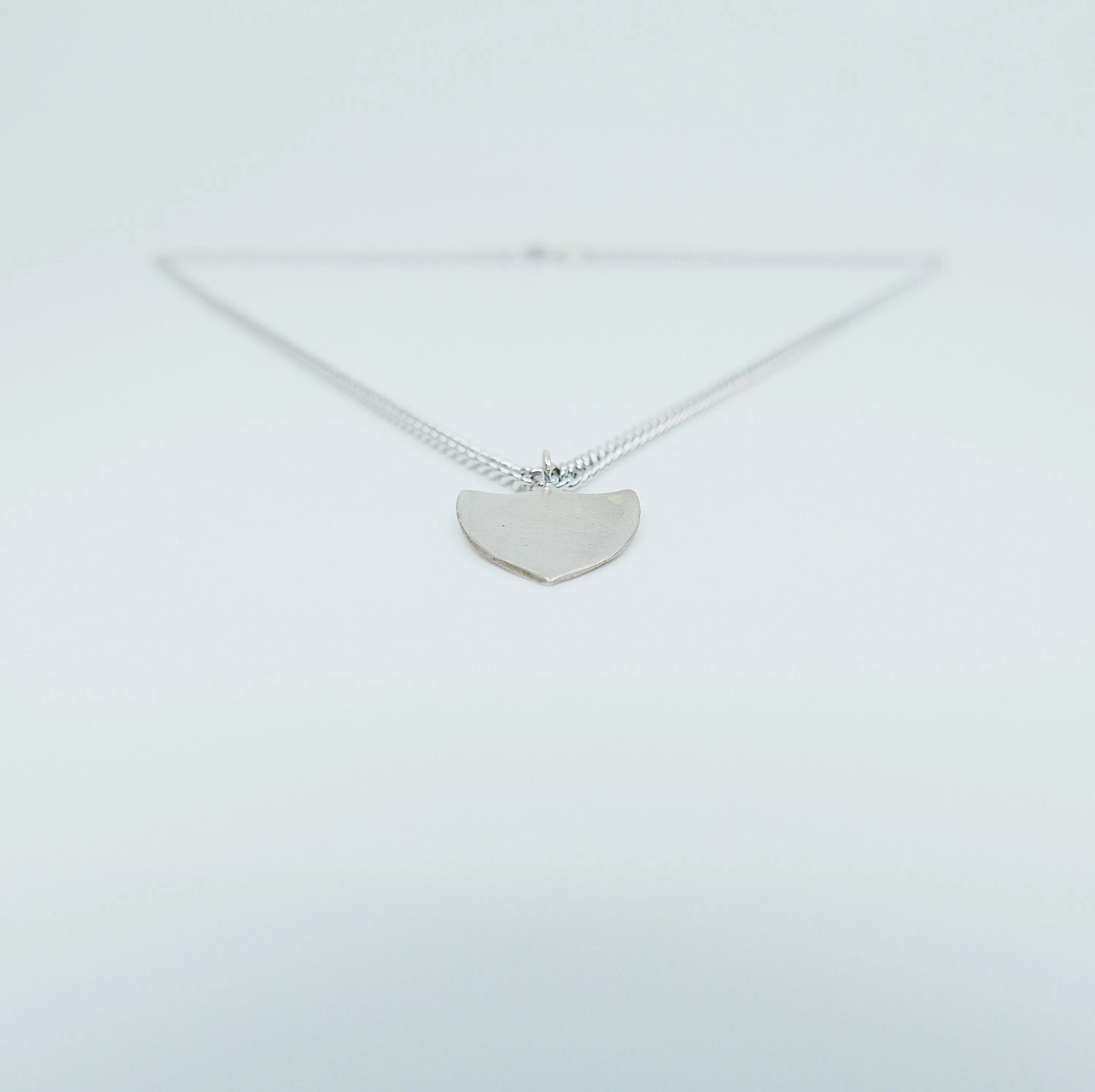 Shield Silver Necklace