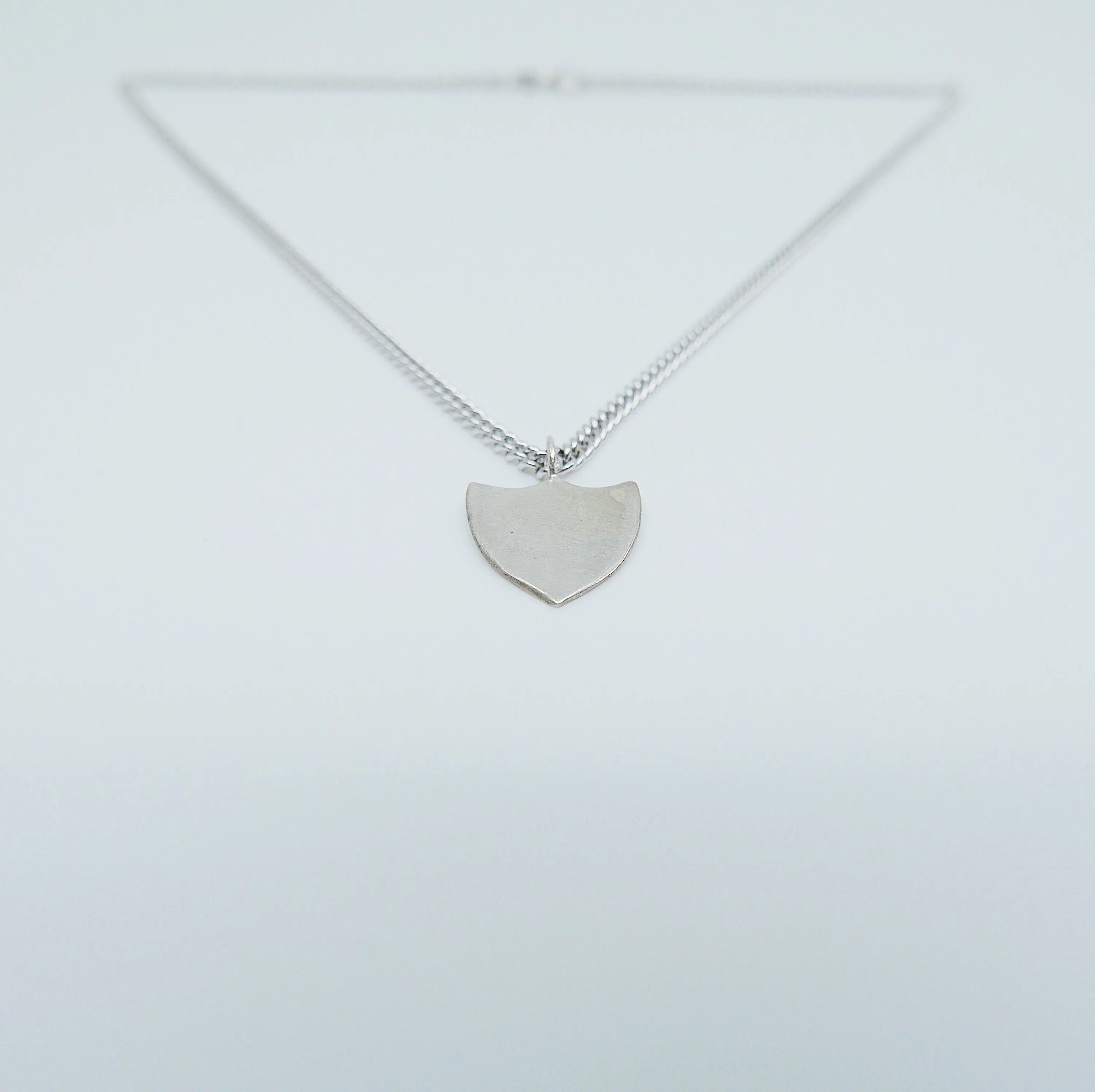 Shield Silver Necklace