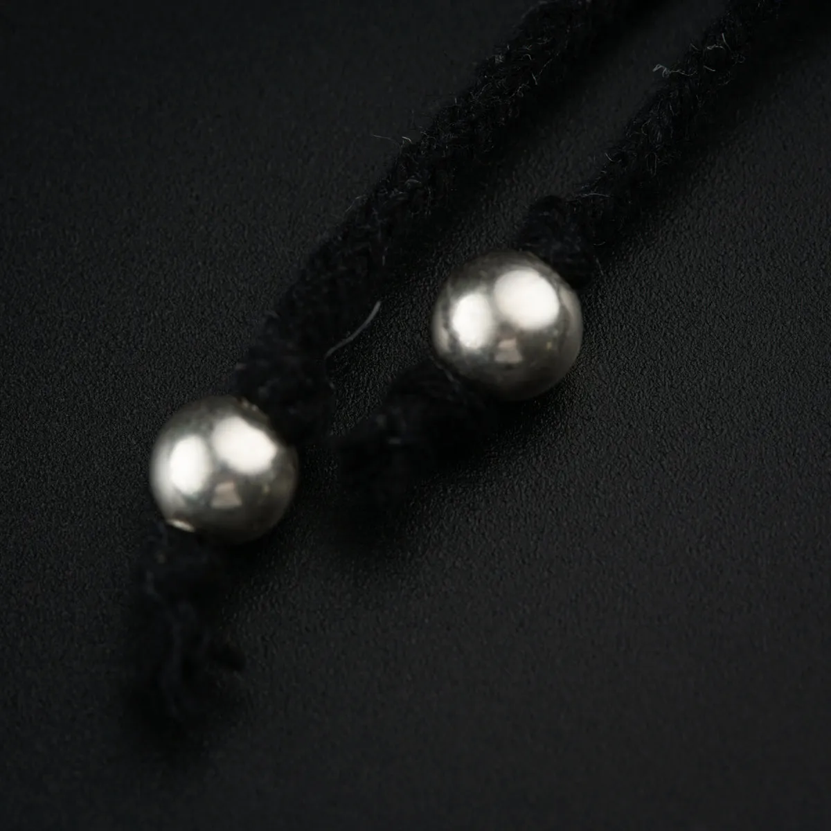 Silver Half Flower Charm Anklet