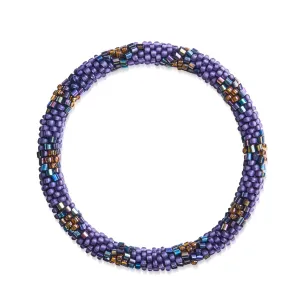 Snowfall After Dusk | Himalayan Glass Bead Bracelet