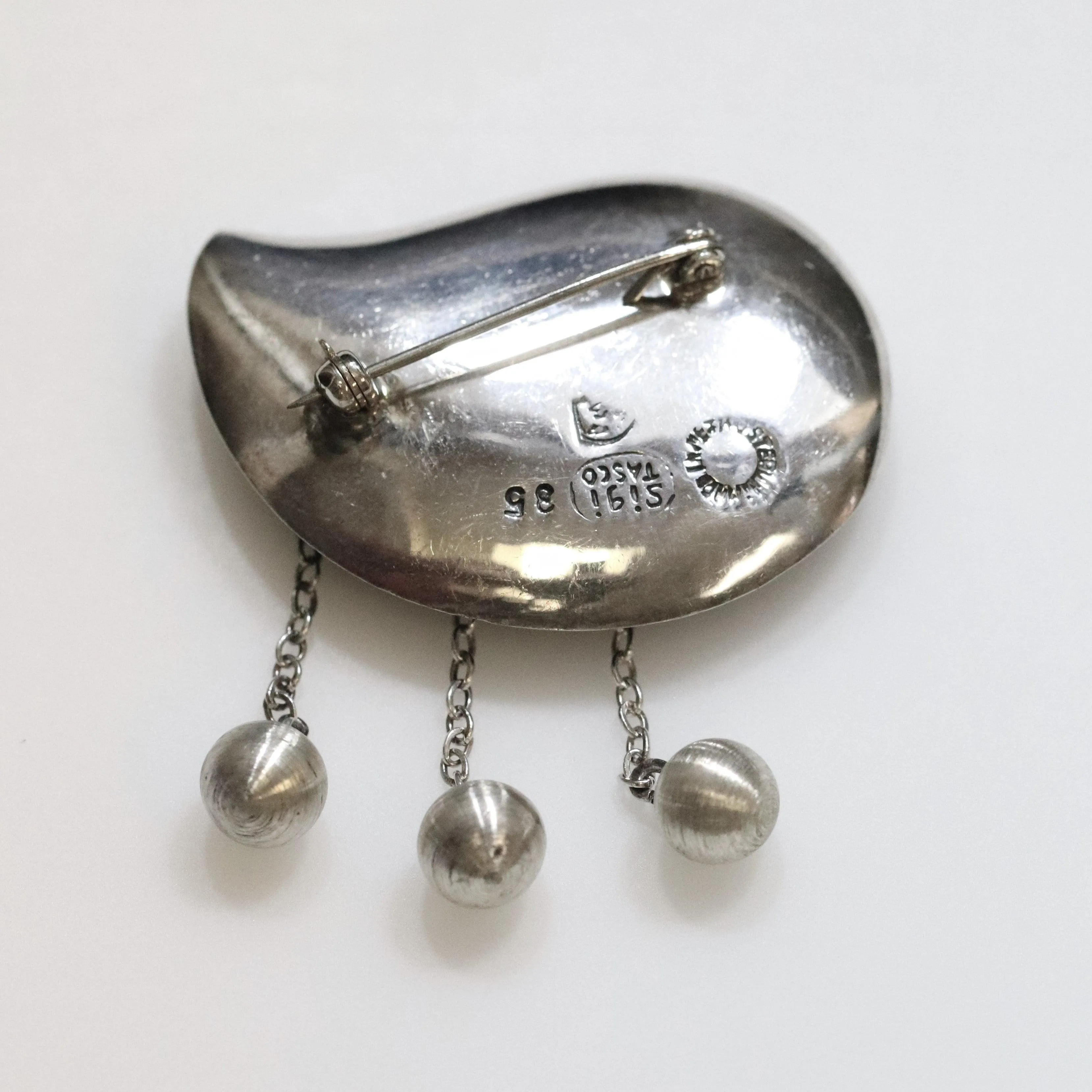 SOLD OUT: TAXCO SIGI PINEDA MODERNIST BROOCH WITH BEADS