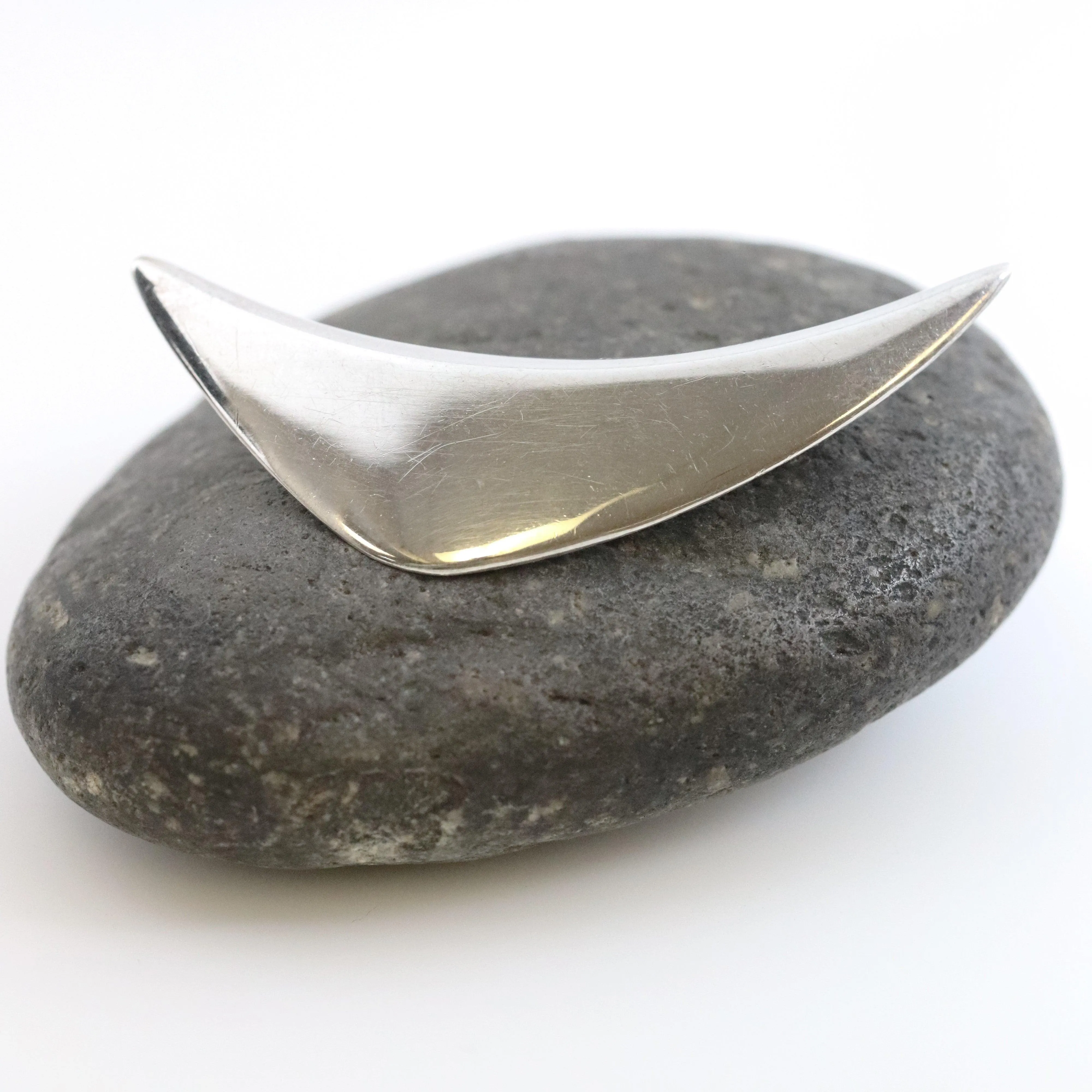 SOLD OUT: Vintage Aarre & Krogh Danish Jewelry | Abstract Swoosh Brooch