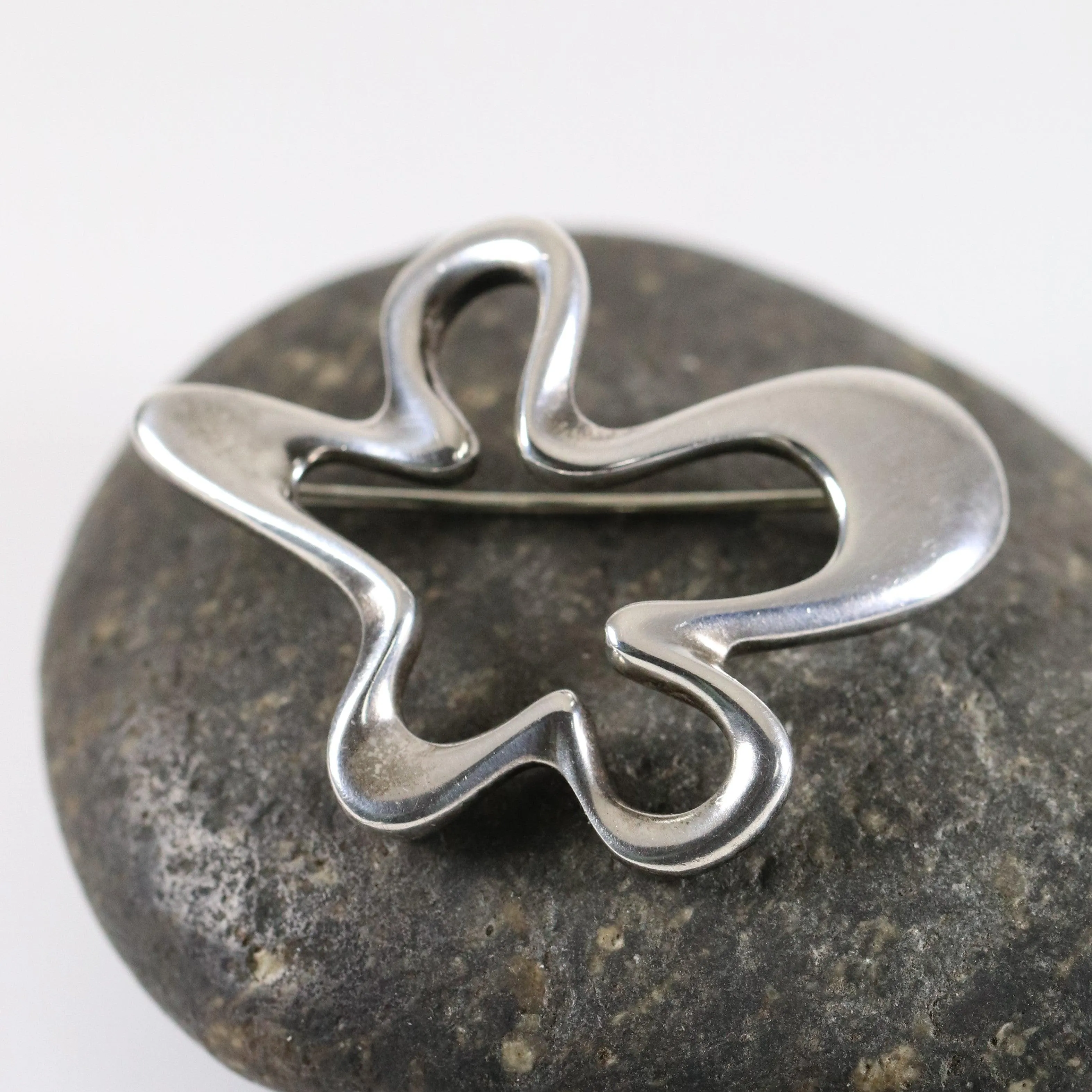 SOLD OUT: Vintage Georg Jensen Jewelry | Henning Koppel Abstract Pin 321