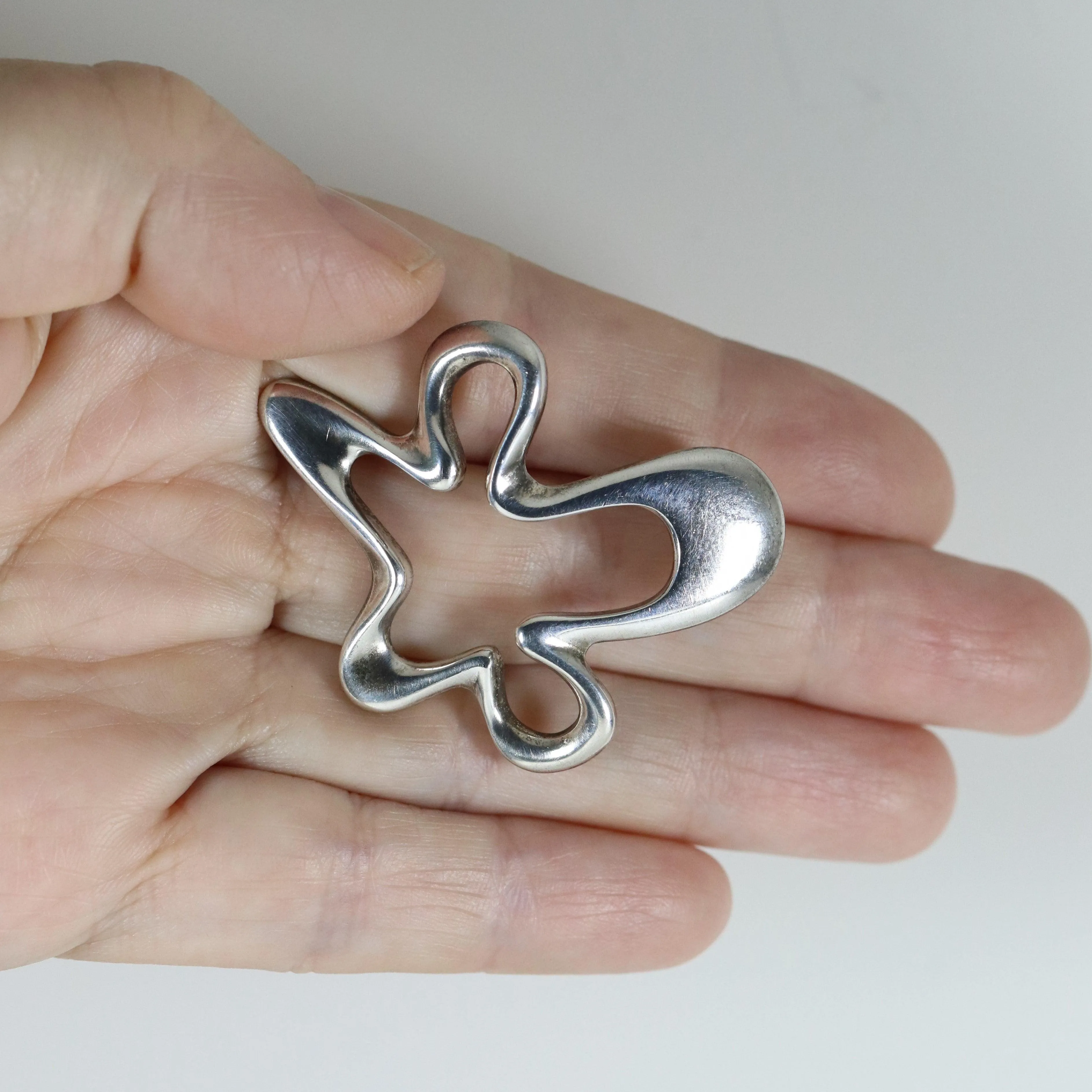SOLD OUT: Vintage Georg Jensen Jewelry | Henning Koppel Abstract Pin 321